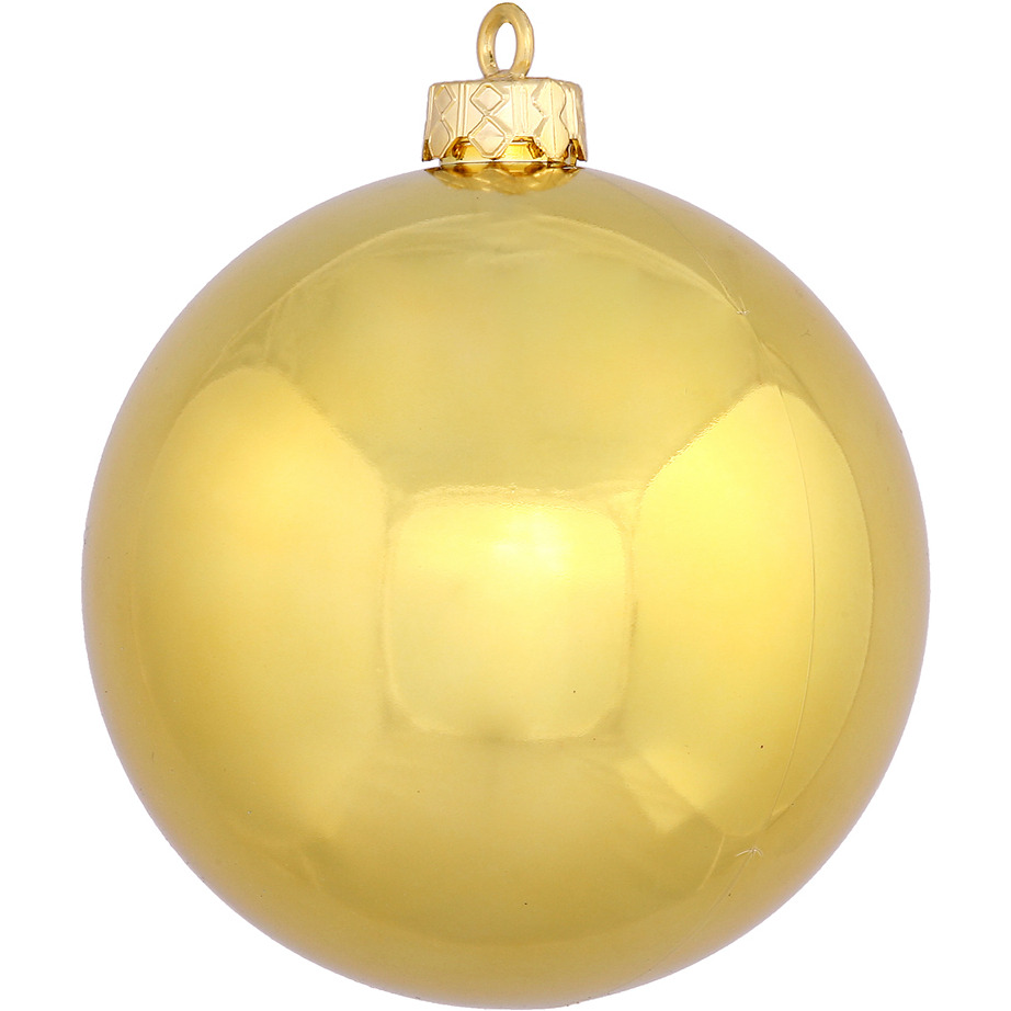 Vickerman 15.75" Gold Shiny Ball UV Drilled - N594008DSV