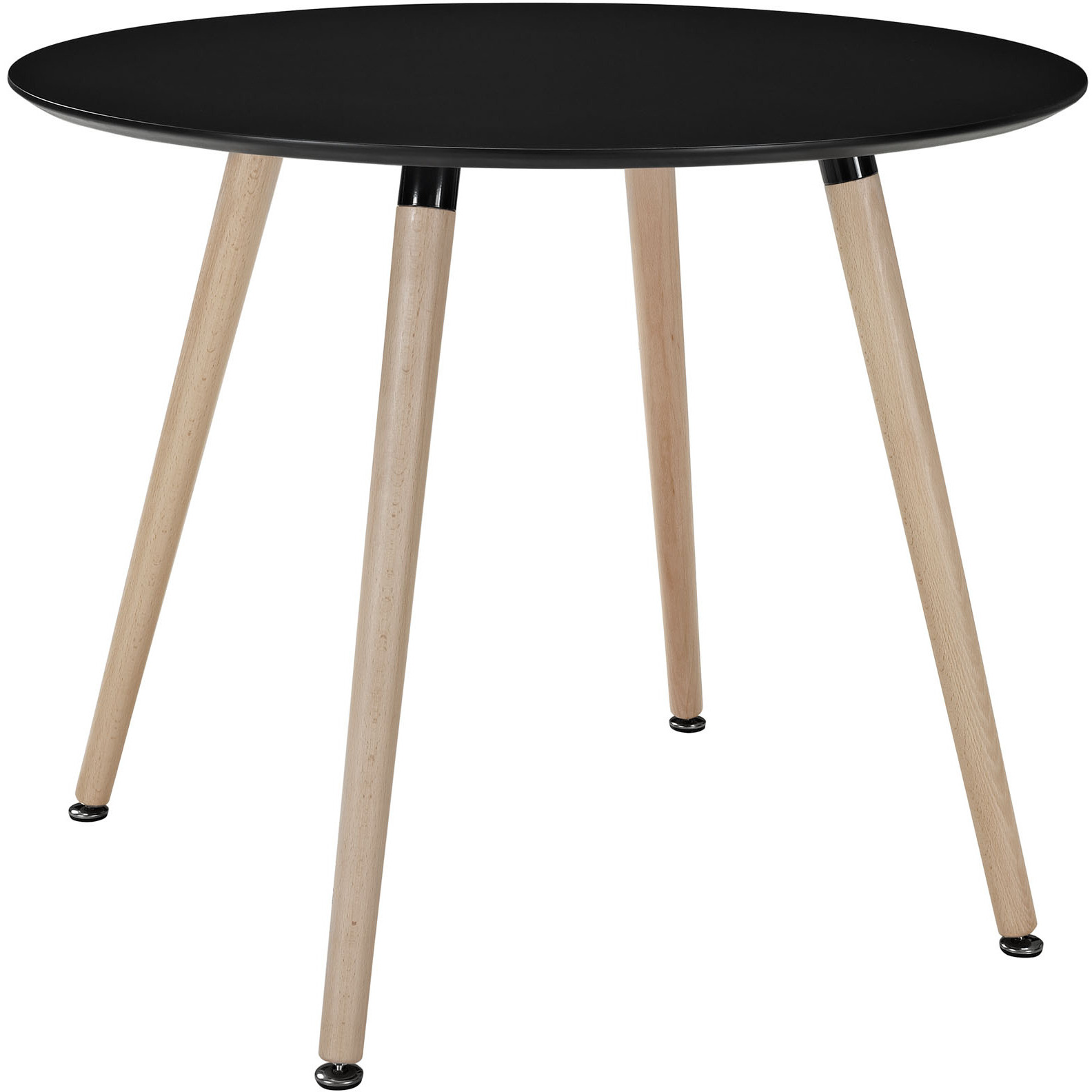 Track Round Dining Table - Black