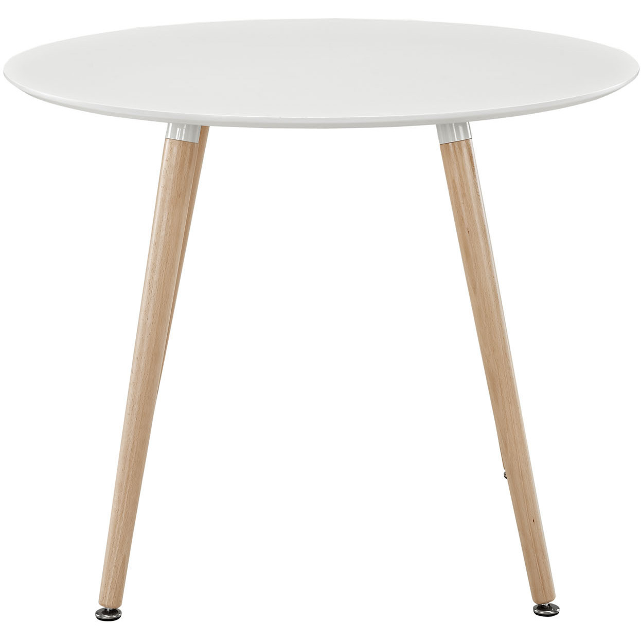 Track Round Dining Table - White