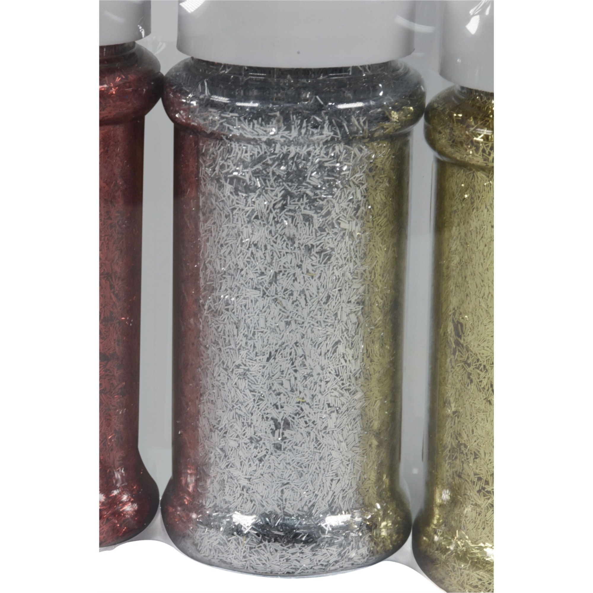 School Smart Craft Glitter, 2 Ounce Jar, Sliver