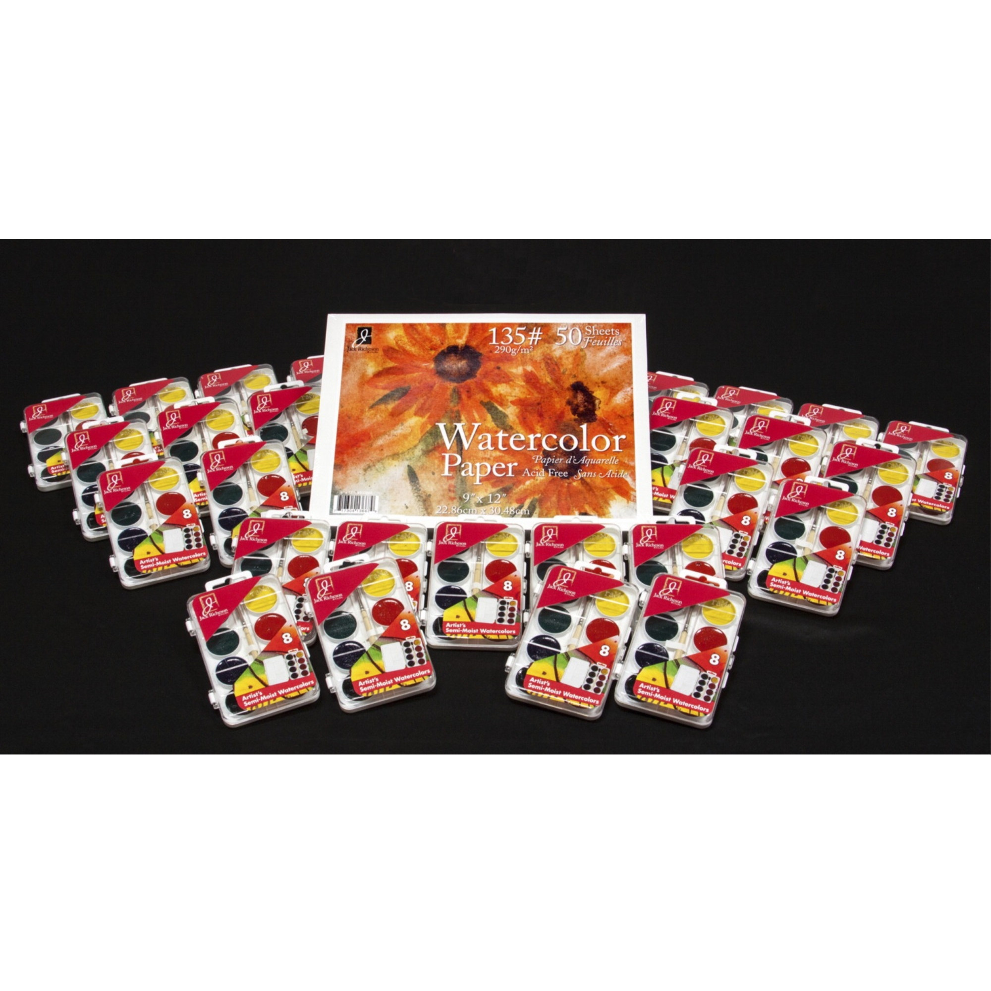 Jack Richeson Watercolor Class Set, Set of 27