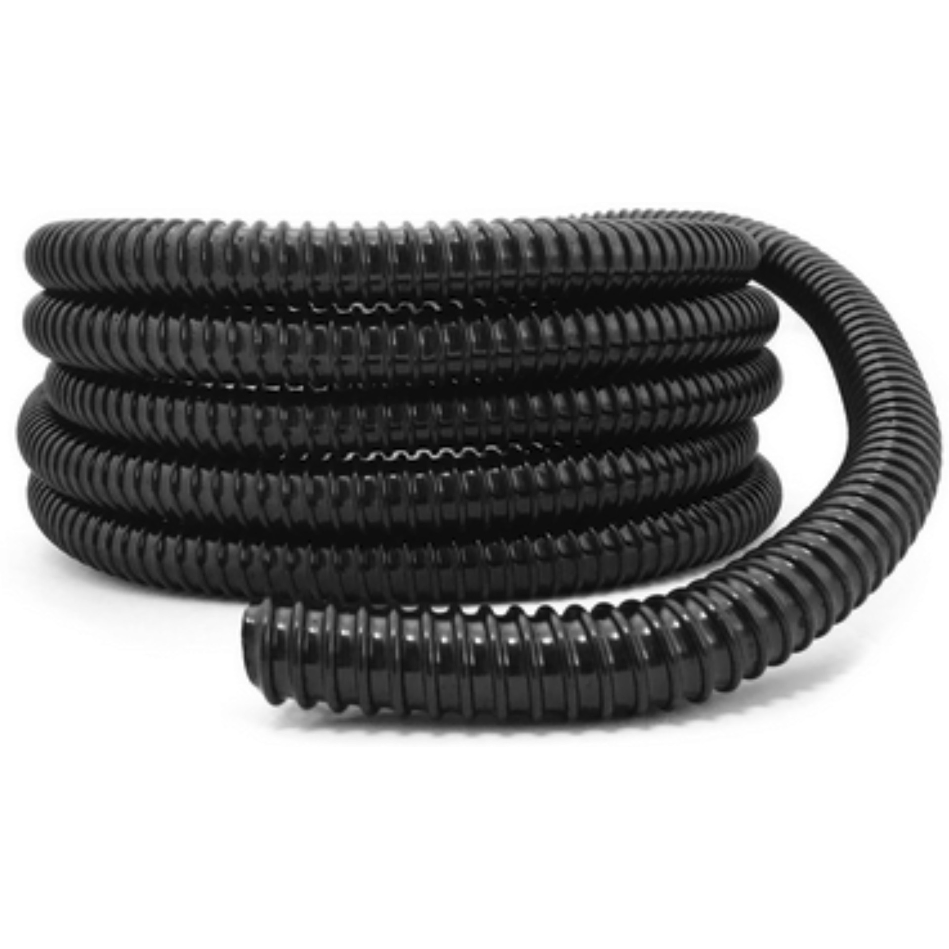 1 1/2" ID x 20' Black Kink Resistant Vinyl Tubing