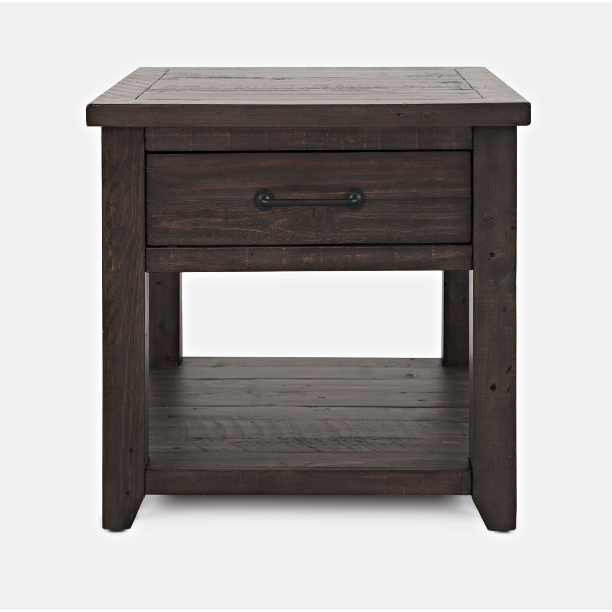 Madison County Rustic Reclaimed Pine Farmhouse Harris End Table
