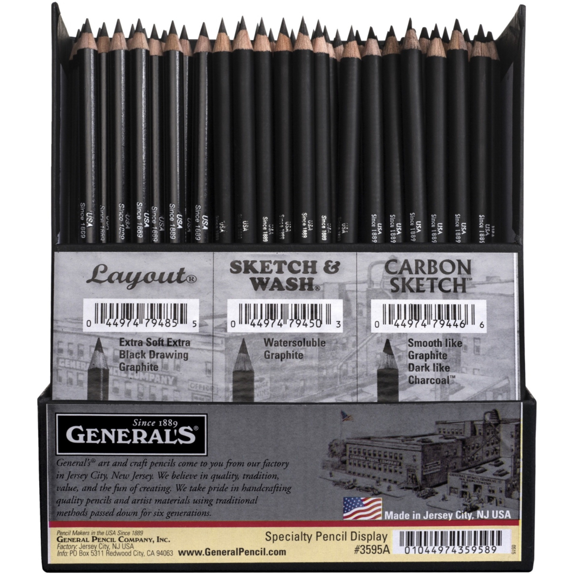 General's Specialty Pencils, Set of 108