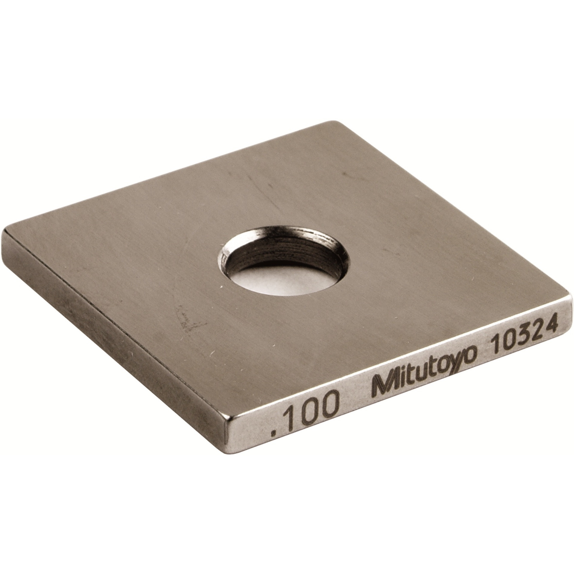 GBlck, .100 In, Sqr, Stl, ASME 0