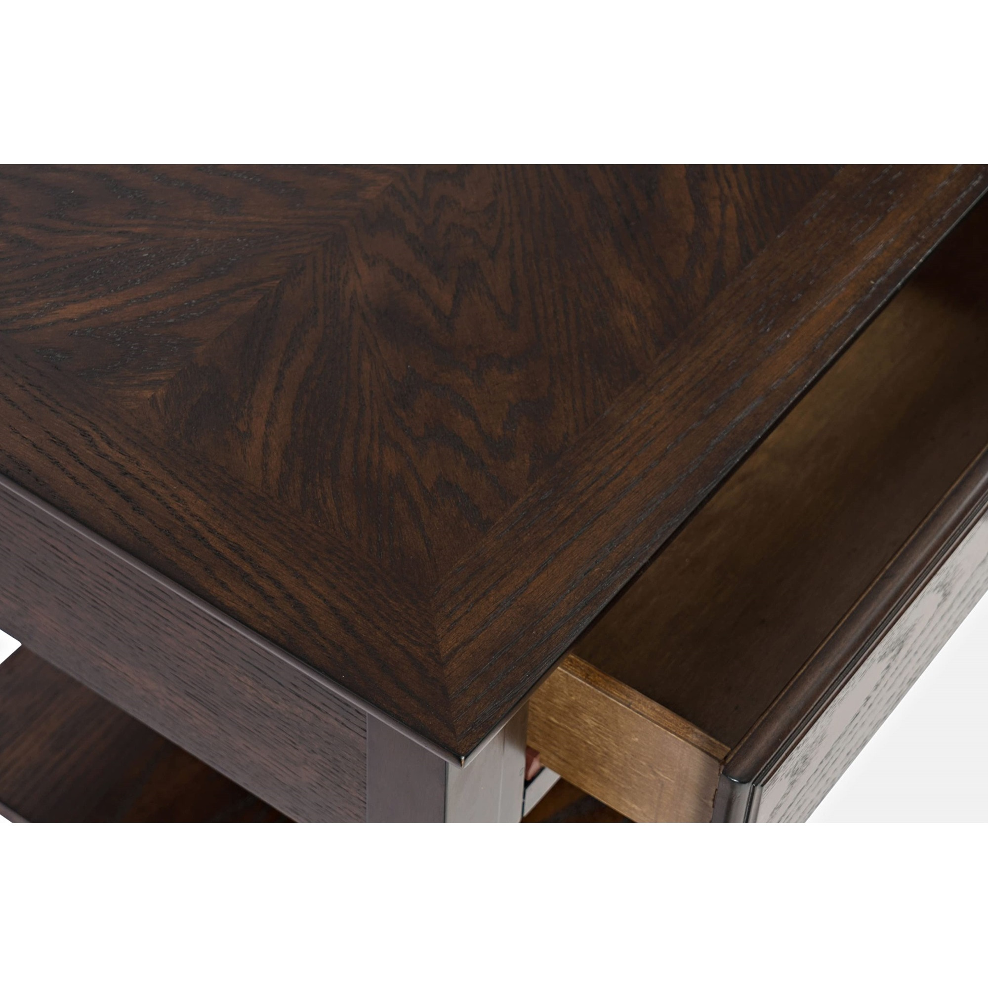 Modern Espresso 48" Sofa Table