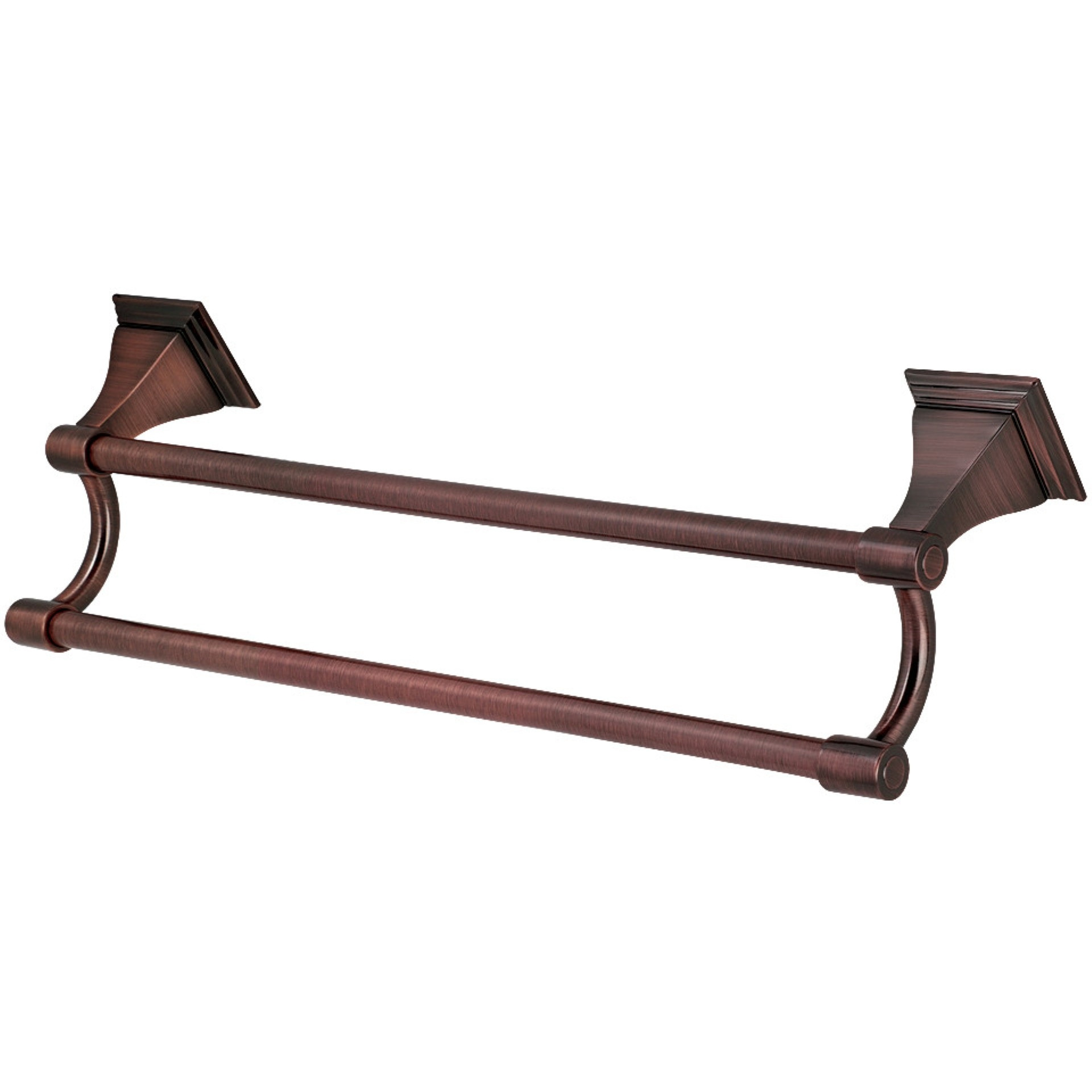 Kingston Brass BAH612318AC Monarch 18-Inch Dual Towel Bar, Antique Copper