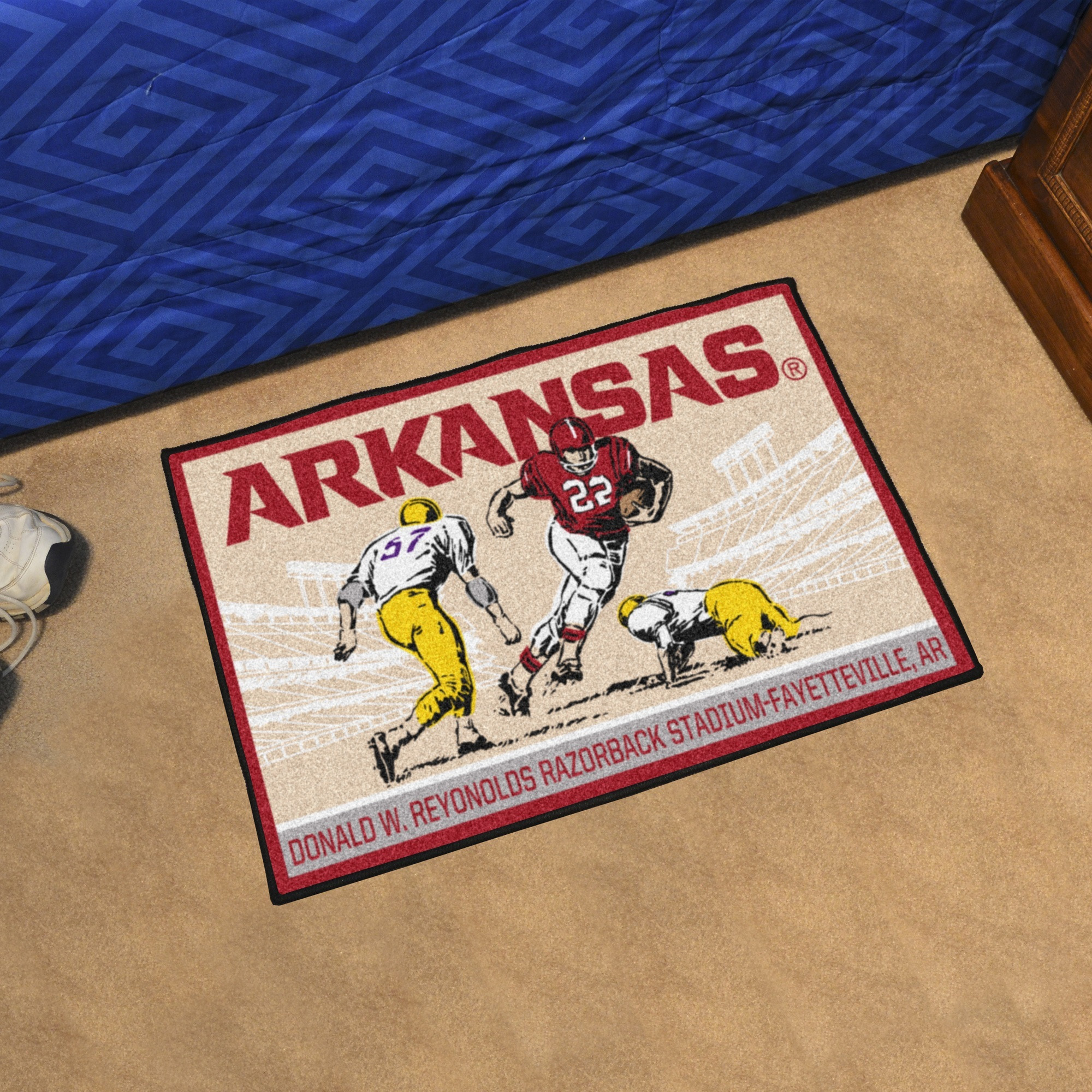 Fanmats, University of Arkansas Starter Mat - Ticket