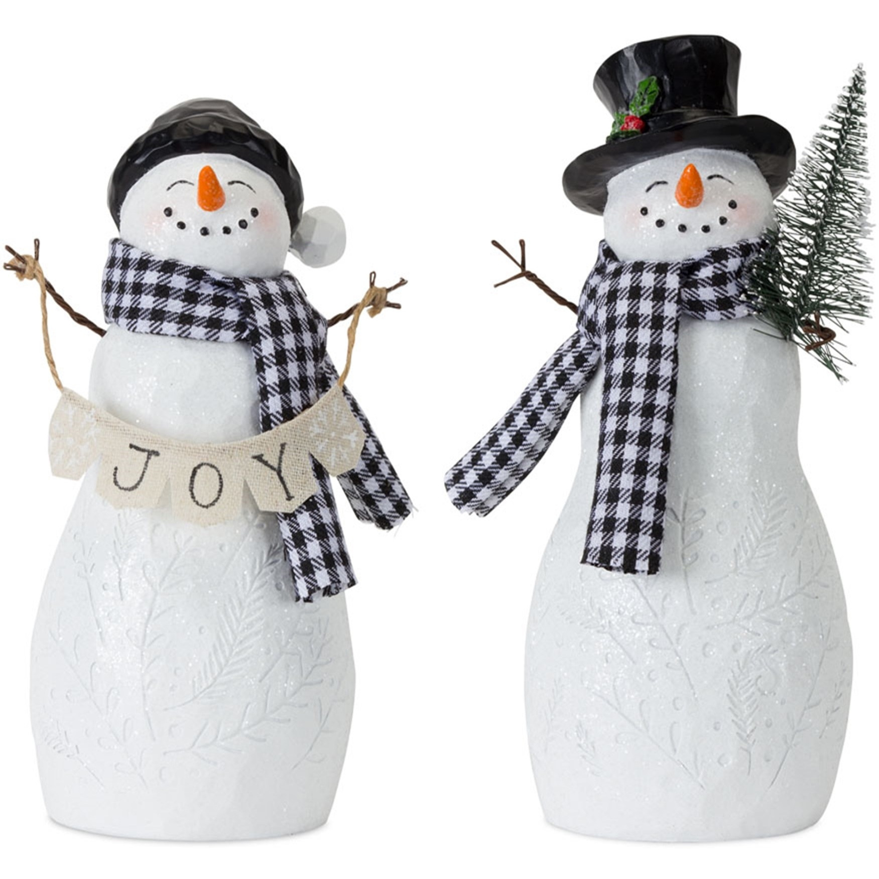 Snowman (Set of 4) 8.5&quotH Resin