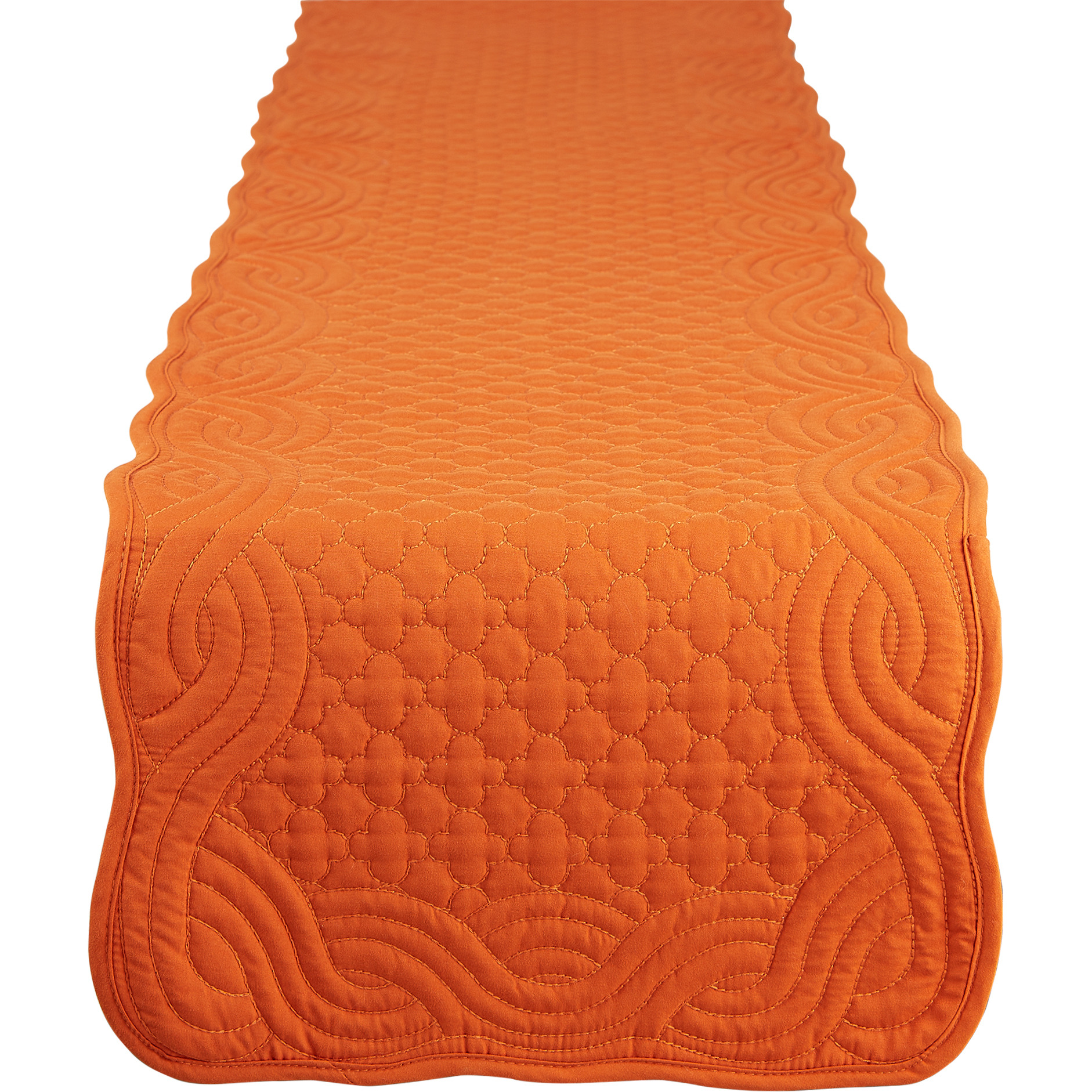 DII Pumpkin Spice Quilted Farmhouse Table Runner