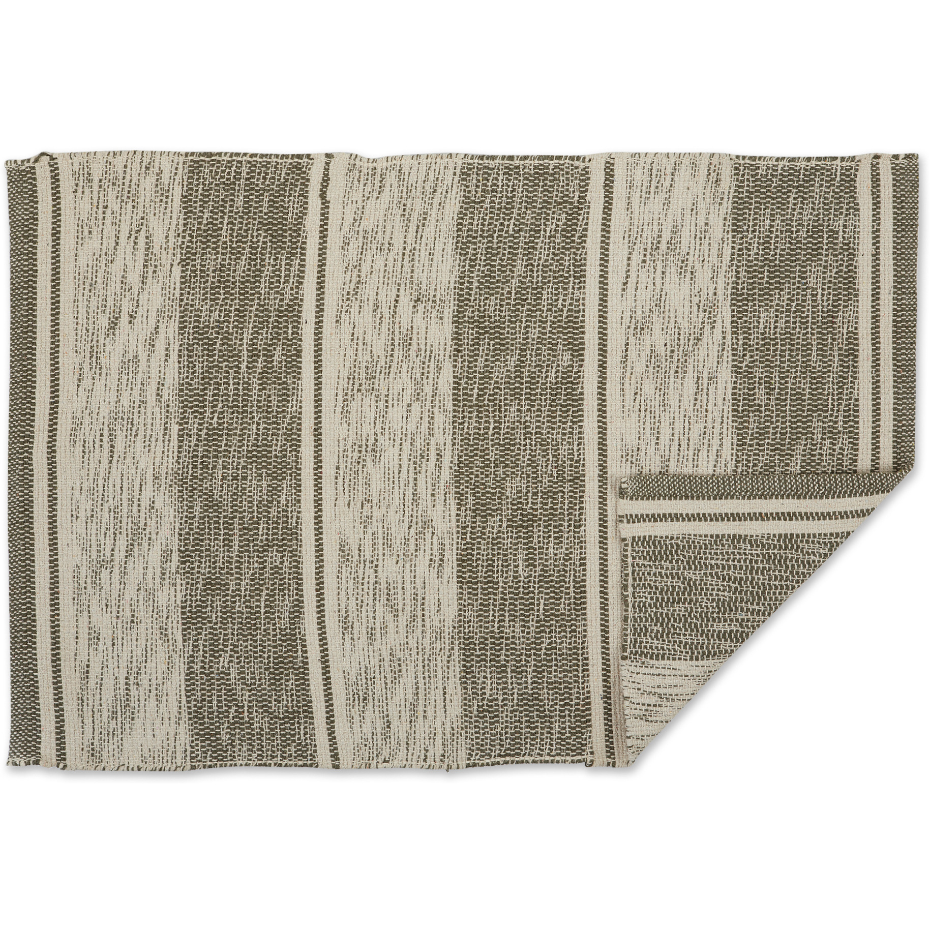 DII Artichoke Variegated Recycled Yarn Rug  (Set of 2)