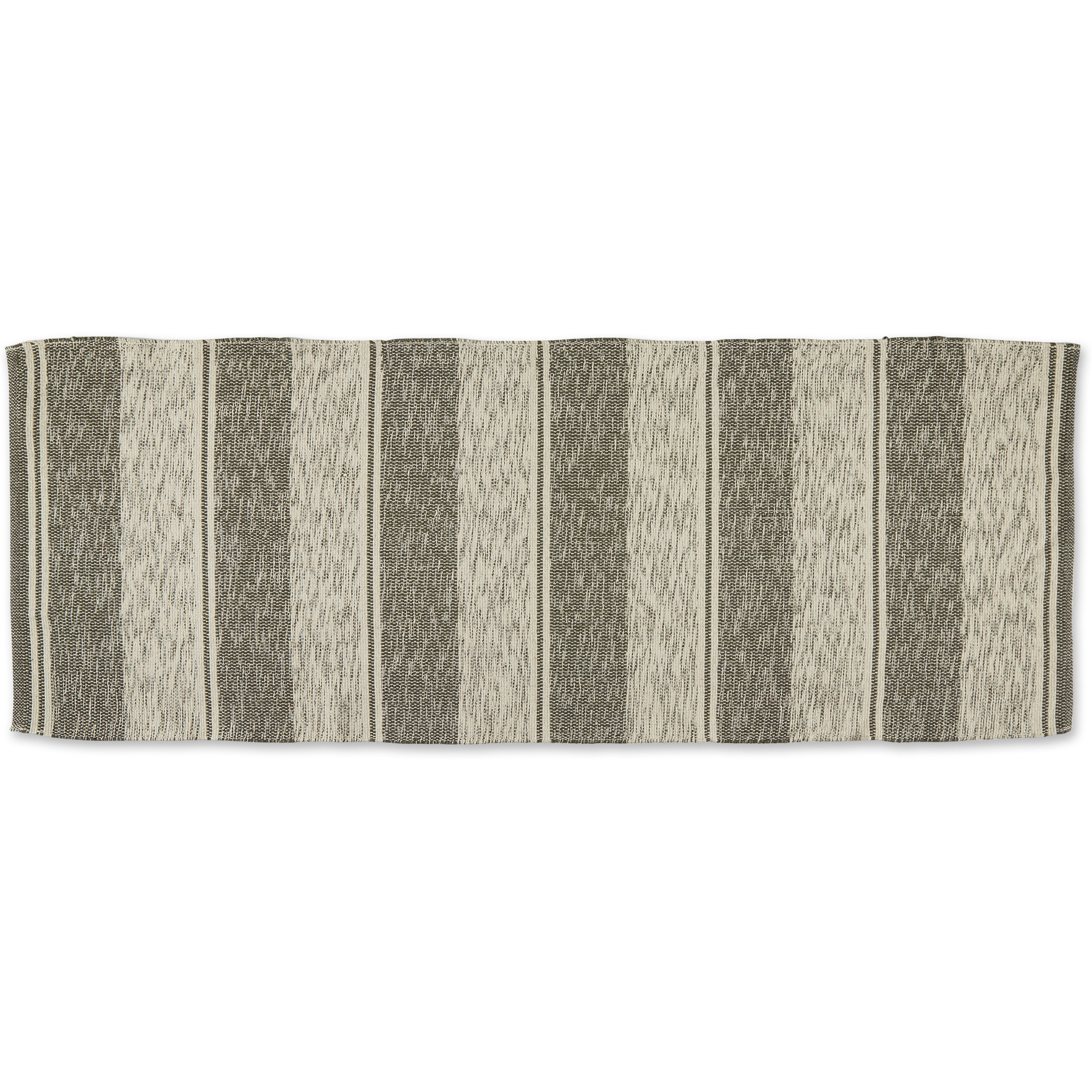 DII Artichoke Variegated Recycled Yarn Floor Runner 2ft 3in X 6ft