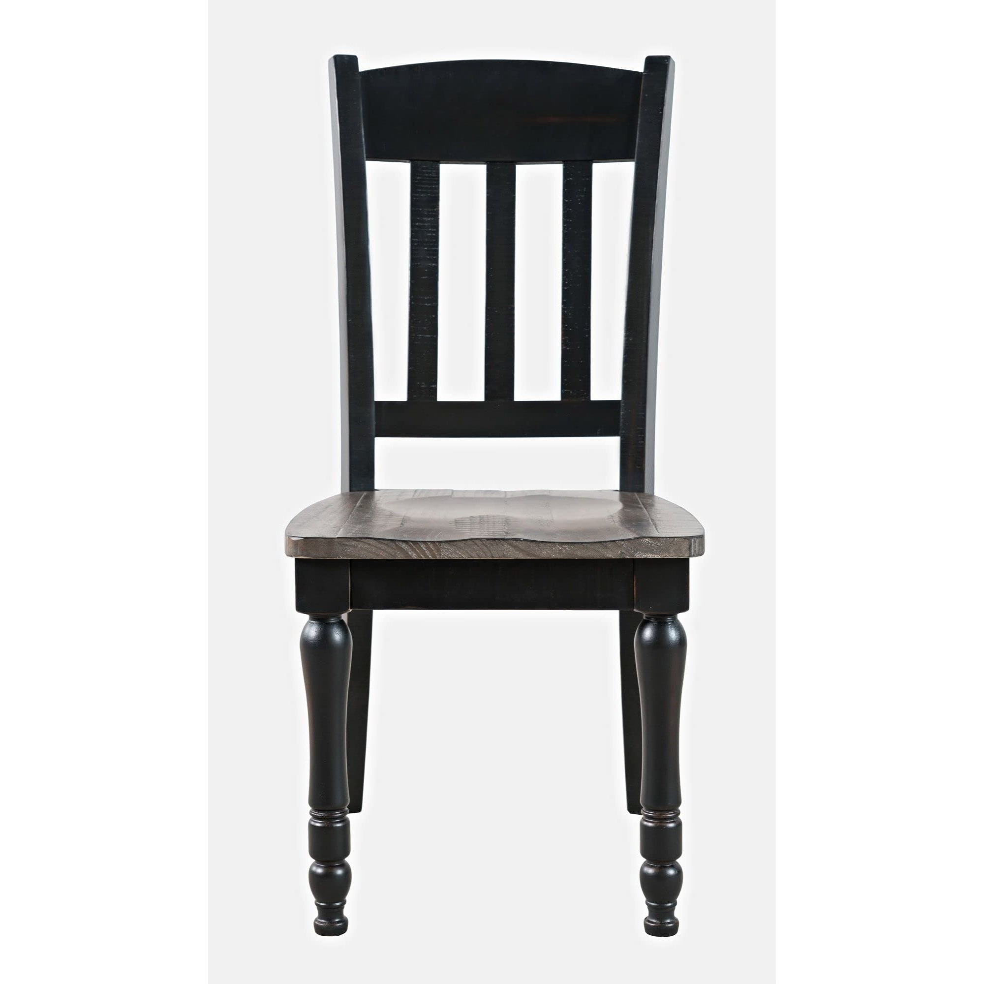 Madison County Rustic Reclaimed Pine Farmhouse Slatback Dining Chair (Set of 2)