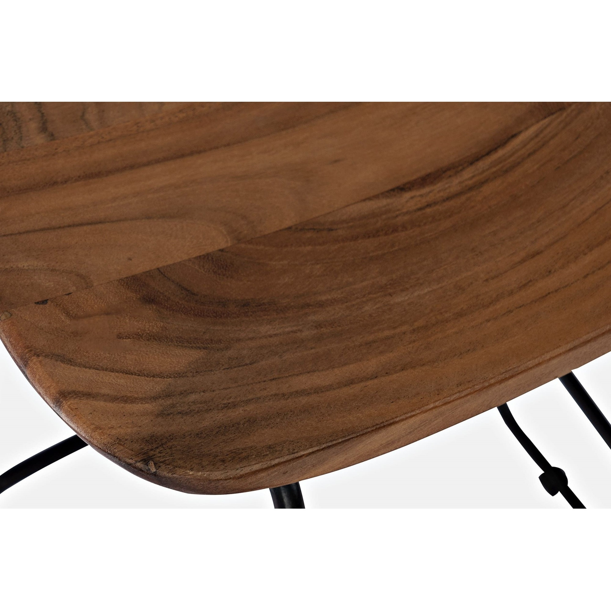 Nature's Edge Solid Acacia Counter Height Backless Stool (Set of 3)