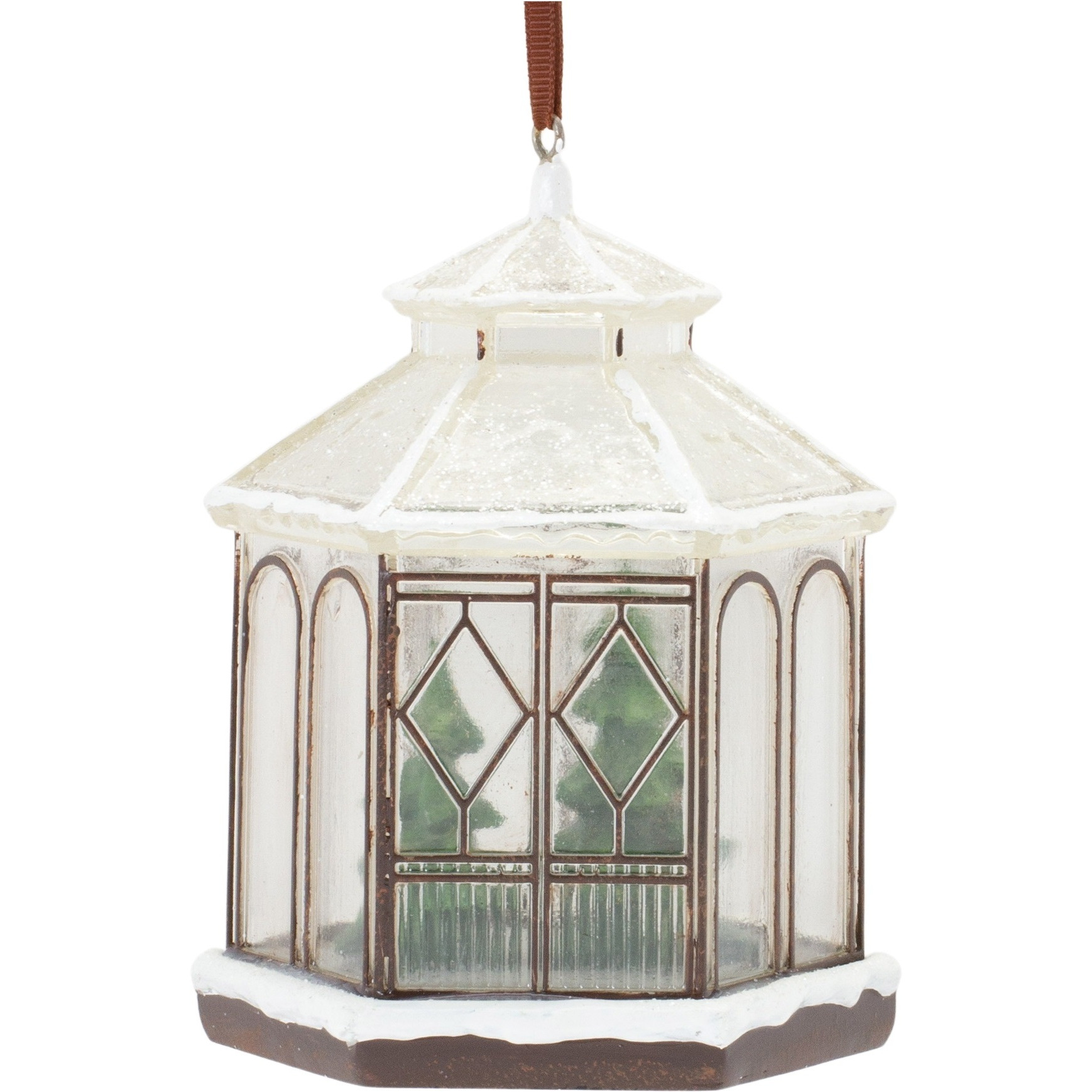 Winter Gazebo Ornament (Set of 4)