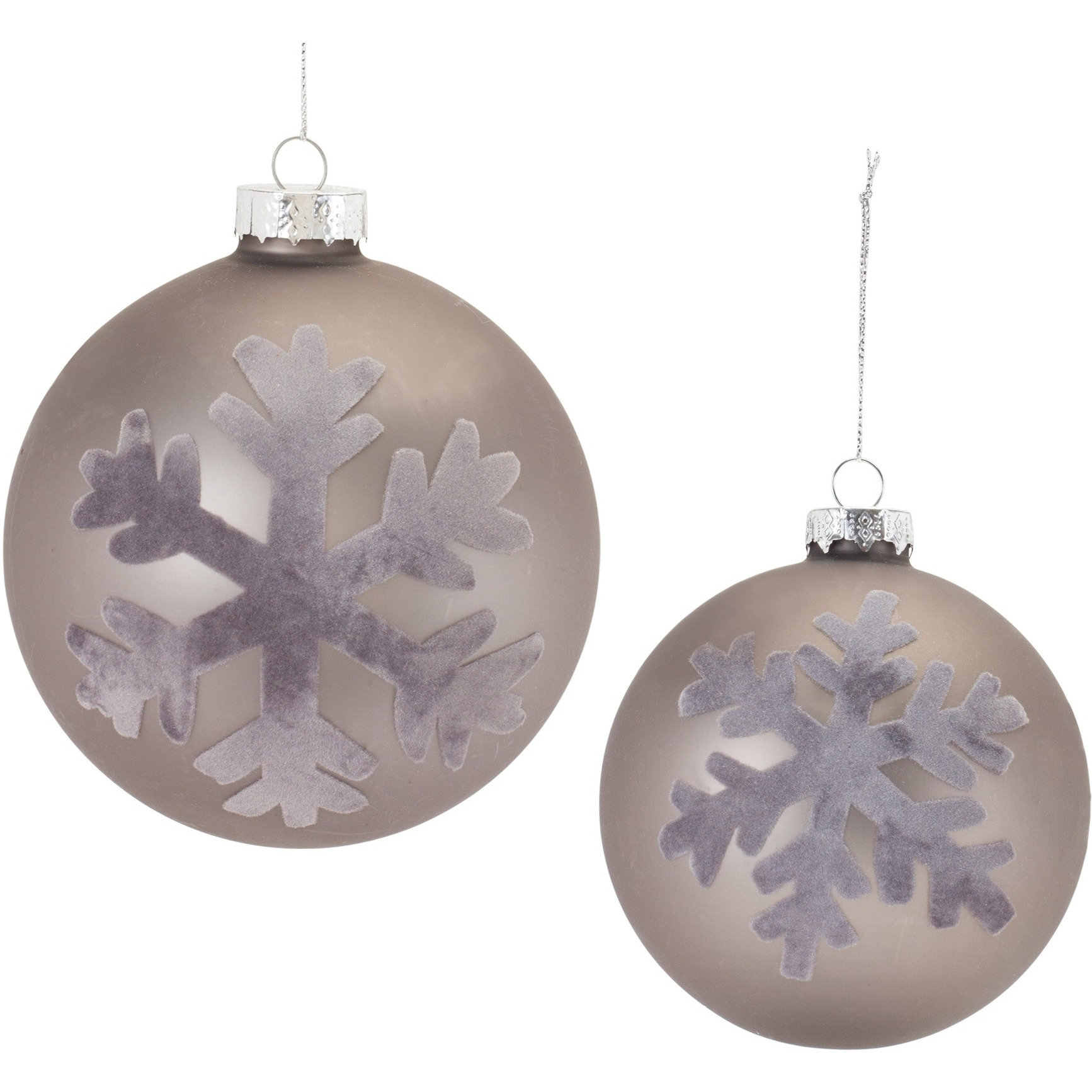 Snowflake Ball Ornament (Set of 6)