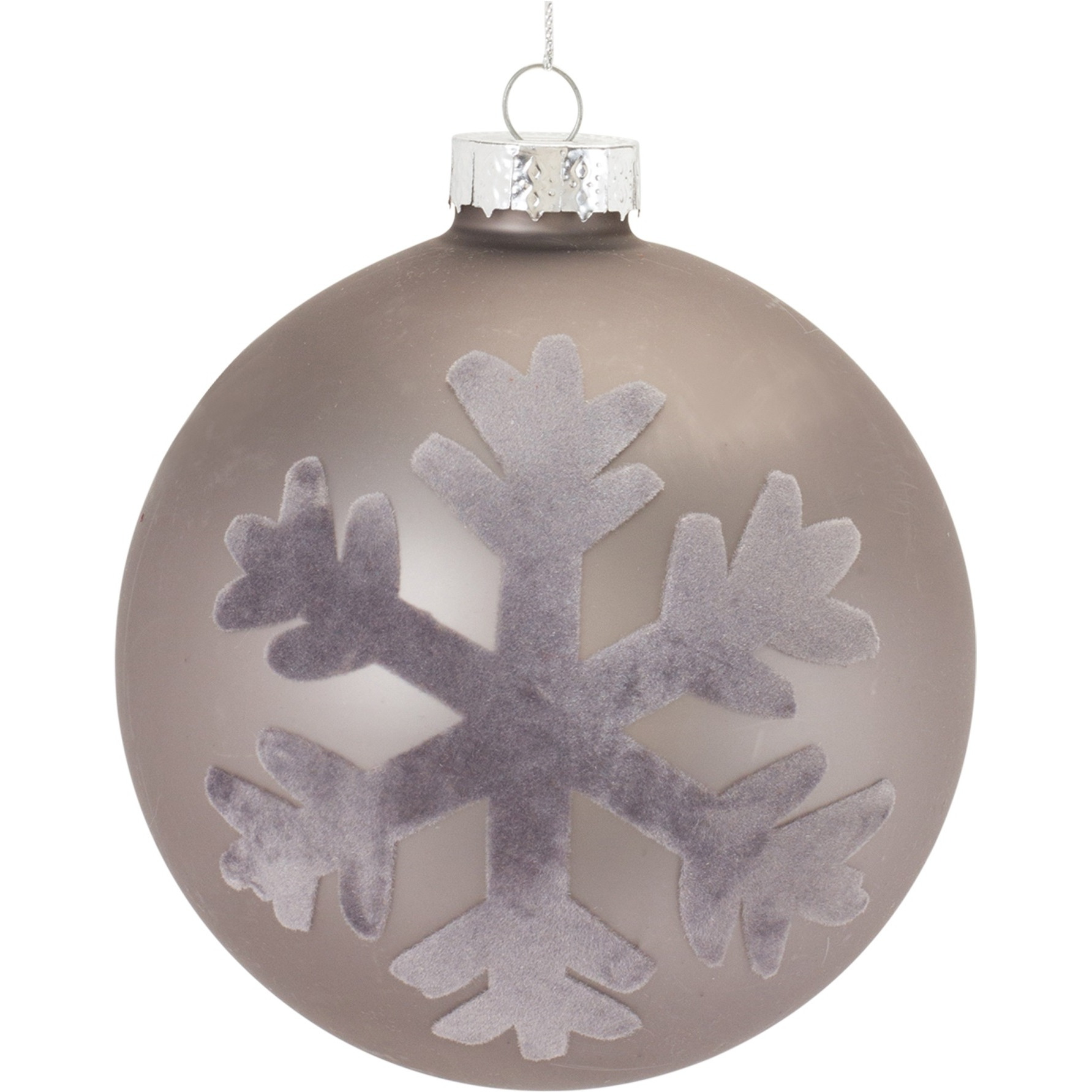 Snowflake Ball Ornament (Set of 6)