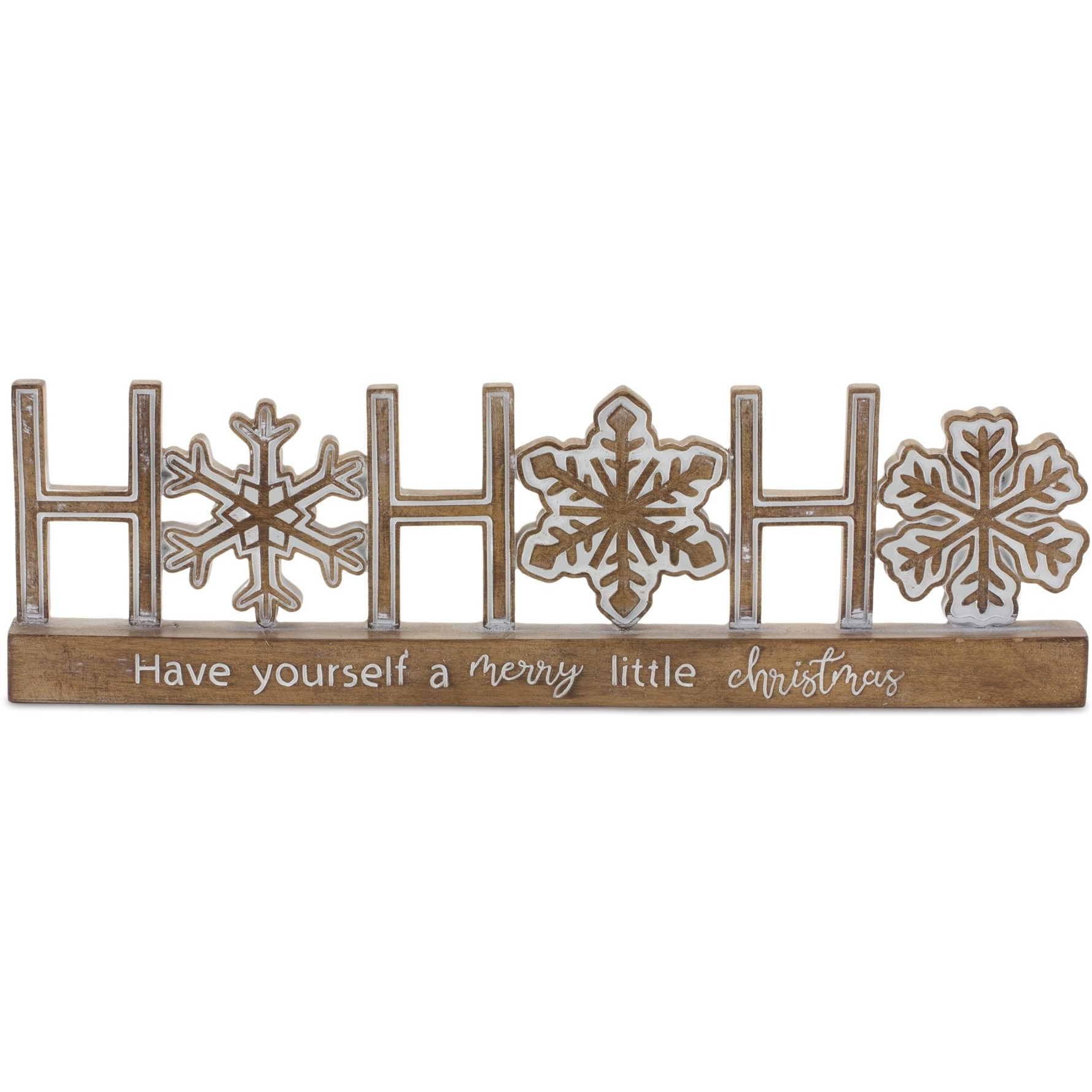 Ho Ho Ho Tabletop Sentiment Sign (Set of 2)