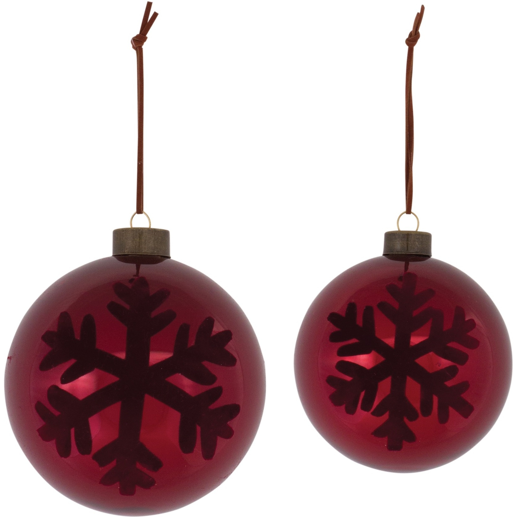 Snowflake Ball Ornament (Set of 6)