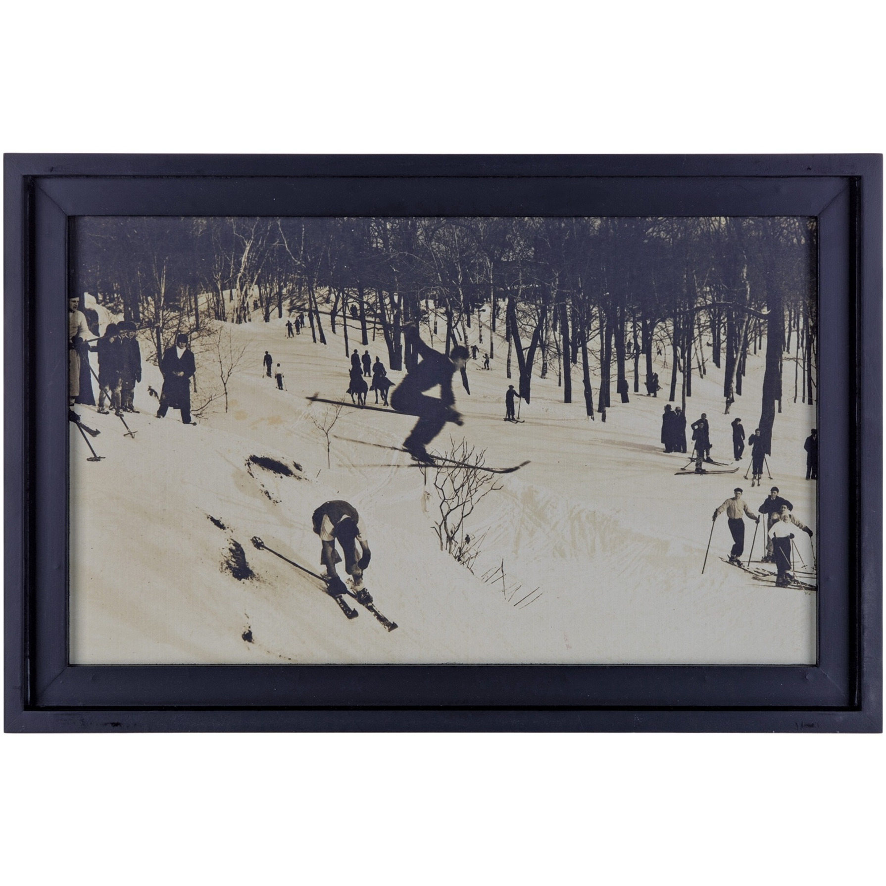 Vintage Ski Jump Wall Dcor 11.75&quotL