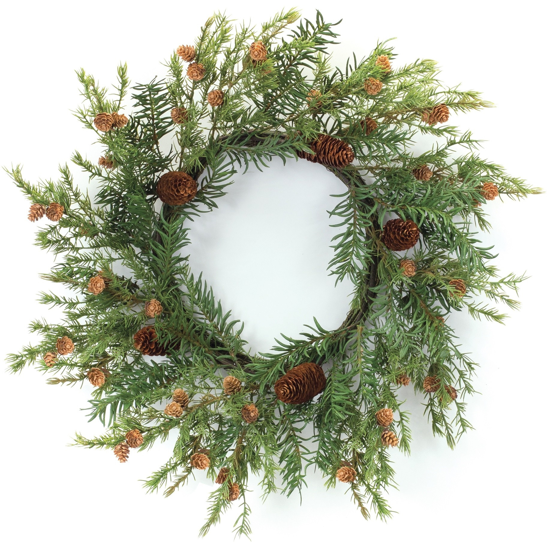 Pine Cone Wreath 24&quotD