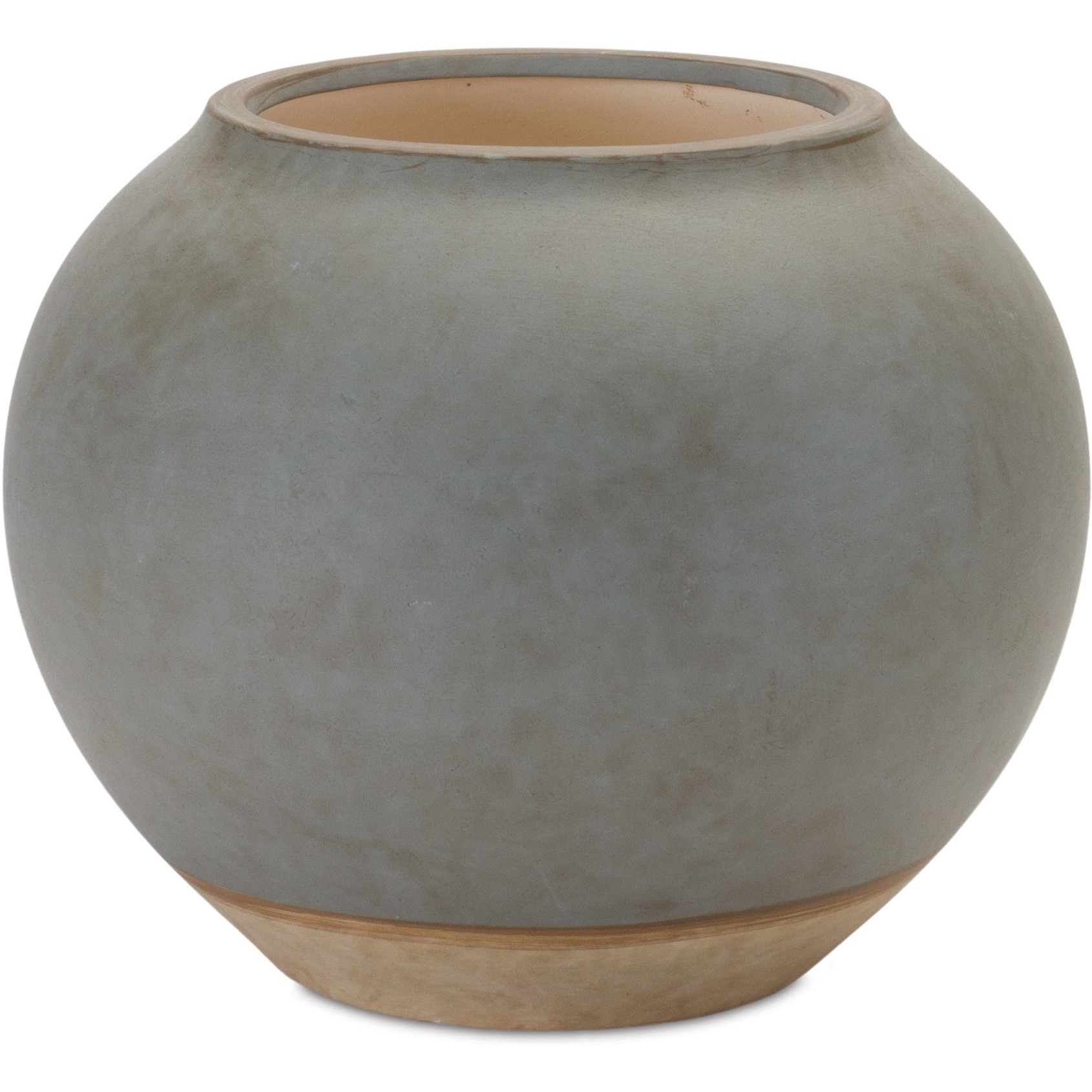 Two Tone Ceramic Vase 8.5&quotD