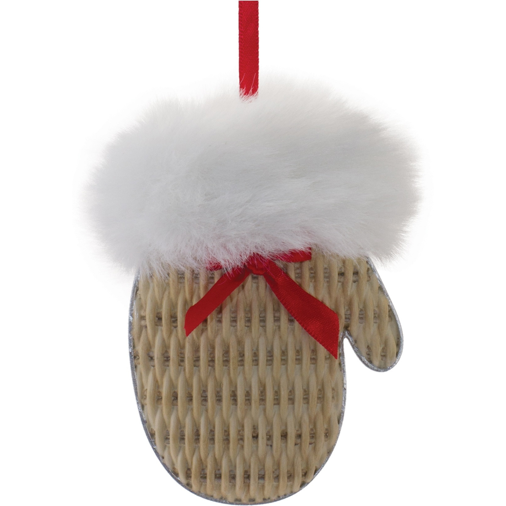 Cozy Mitten Hat and Bell Ornament (Set of 12)