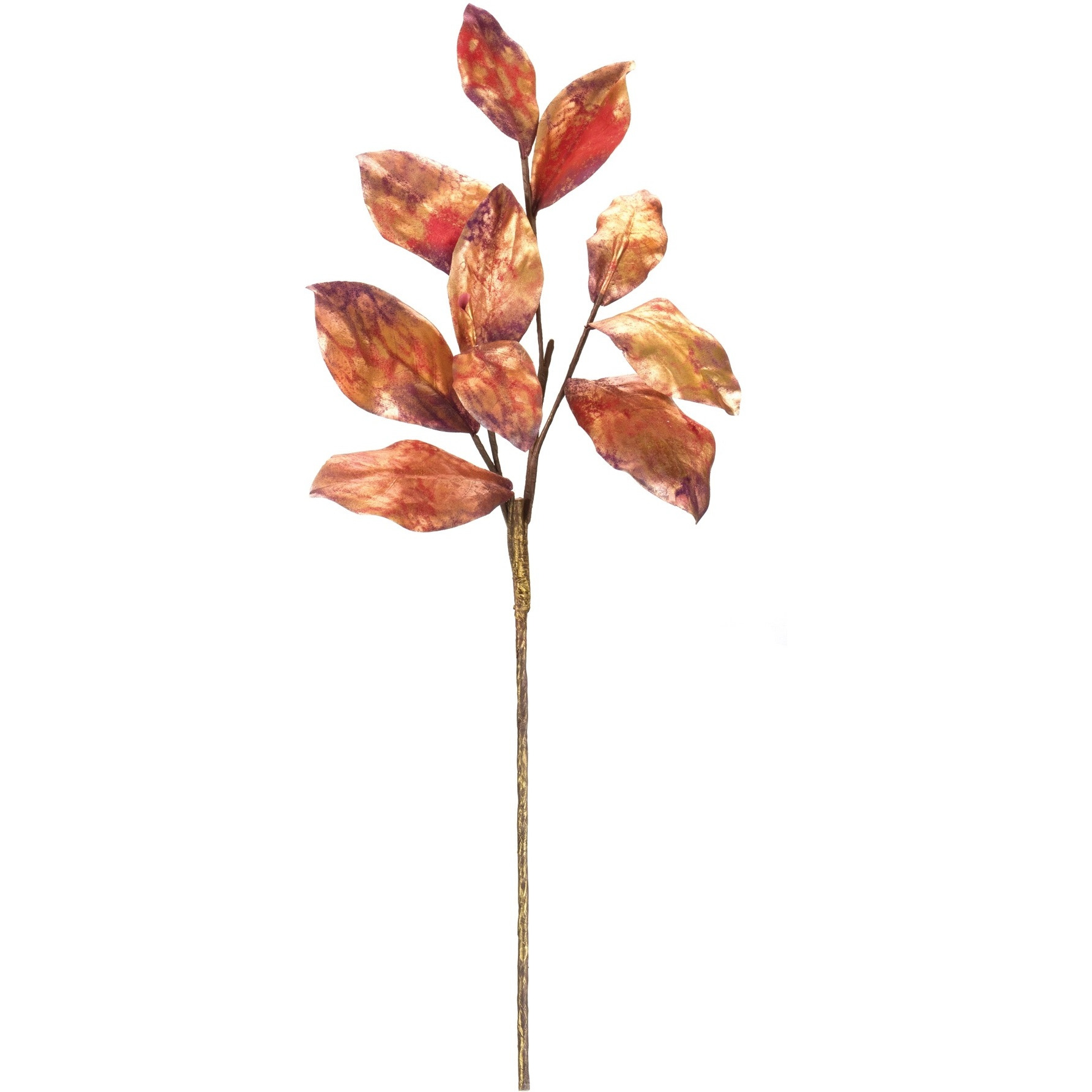 Metallic Harvest Leaf Spray (Set of 2)