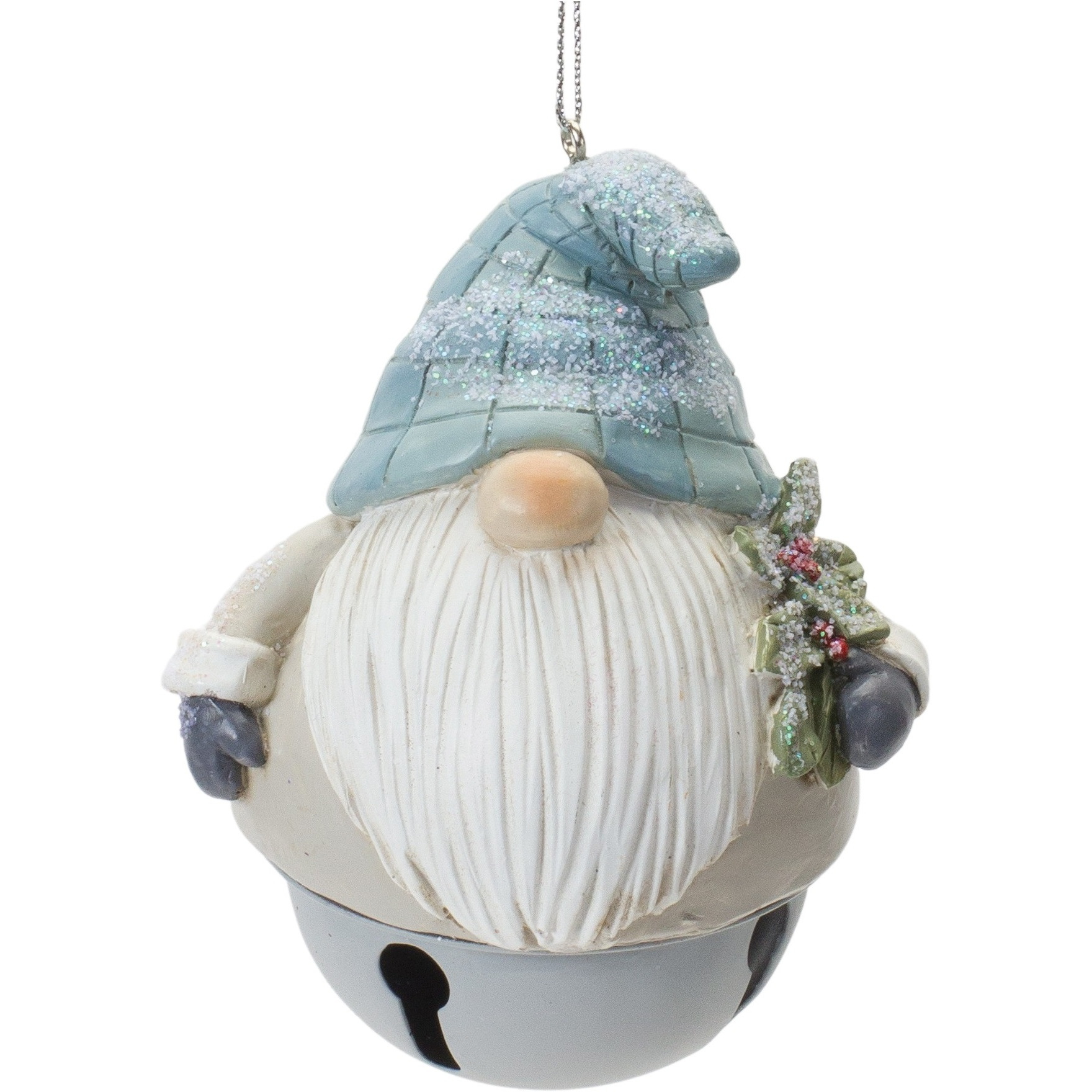 Gnome Sleigh Bell Ornament (Set of 12)