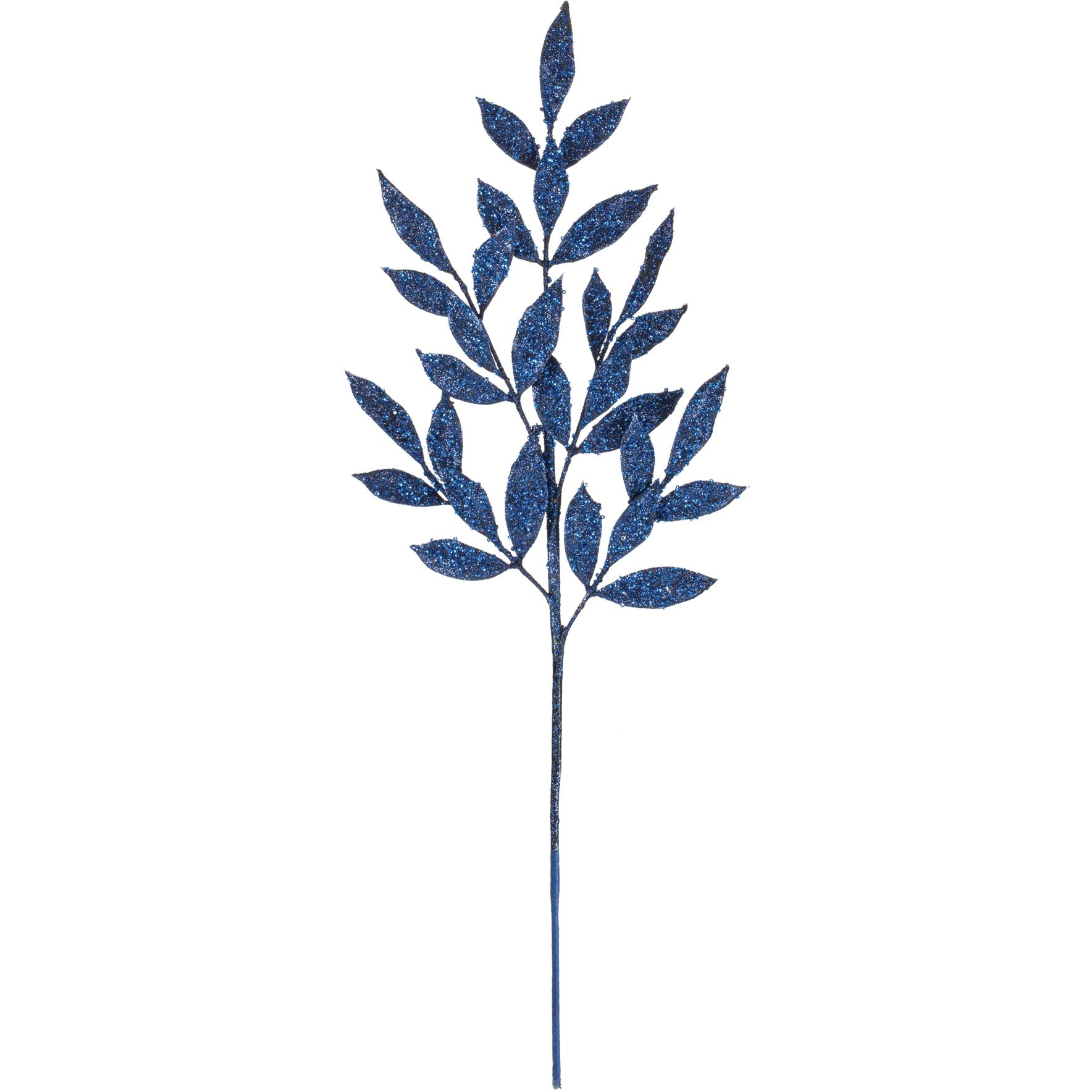 Glittered Leaf Spray (Set of 12)