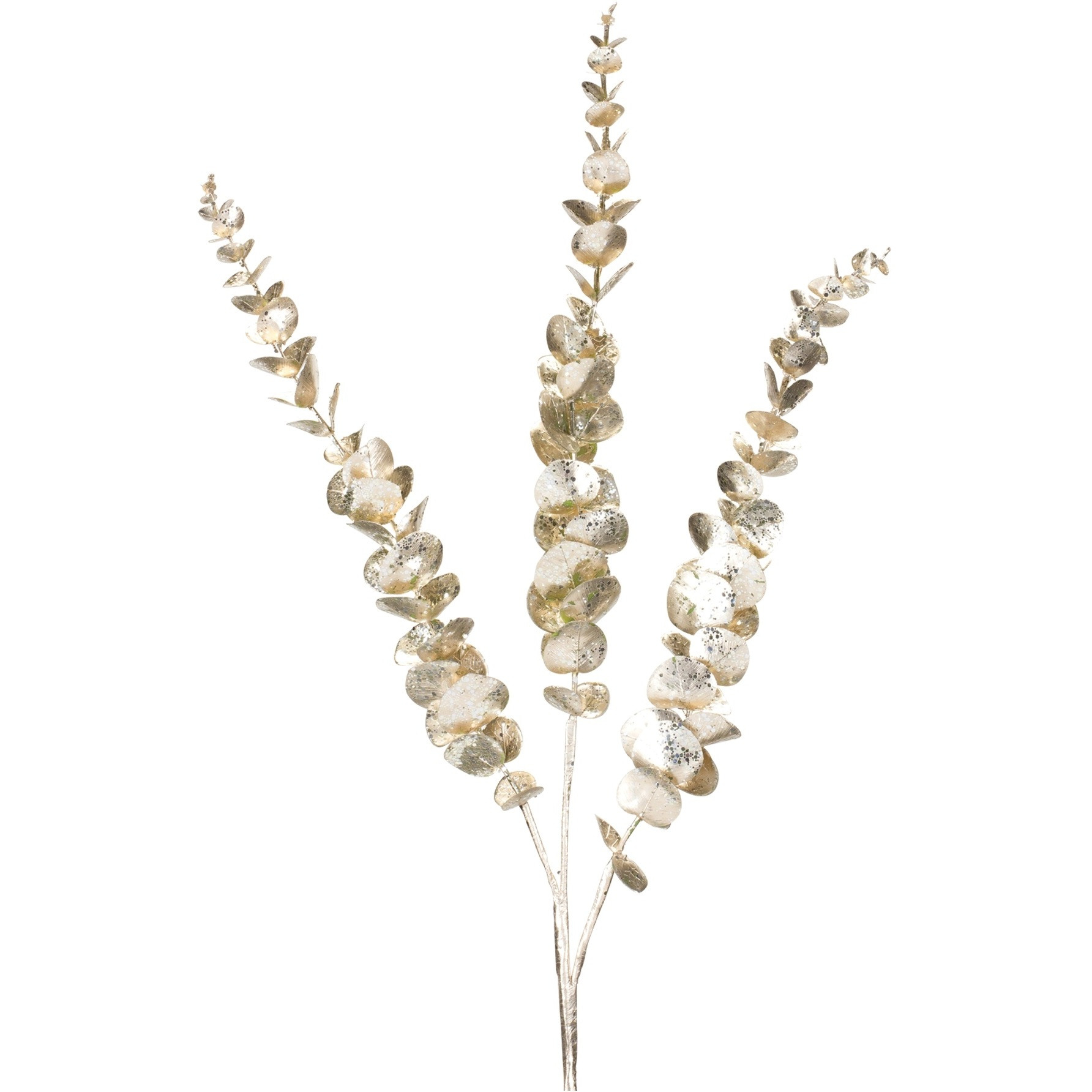 Glittered Eucalyptus Spray (Set of 6)