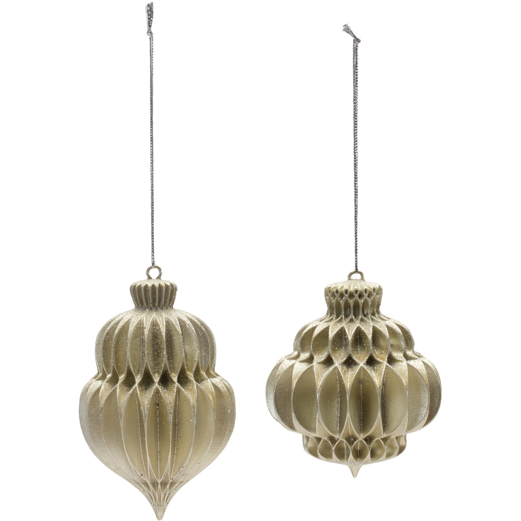 Champagne Finial Ornament (Set of 6)