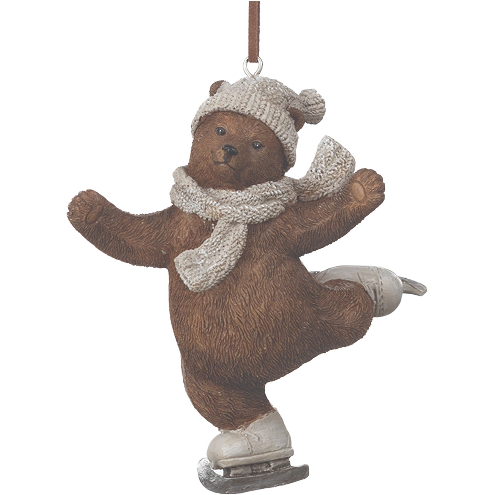 Skate and Snowboard Bear Ornament (Set of 4)