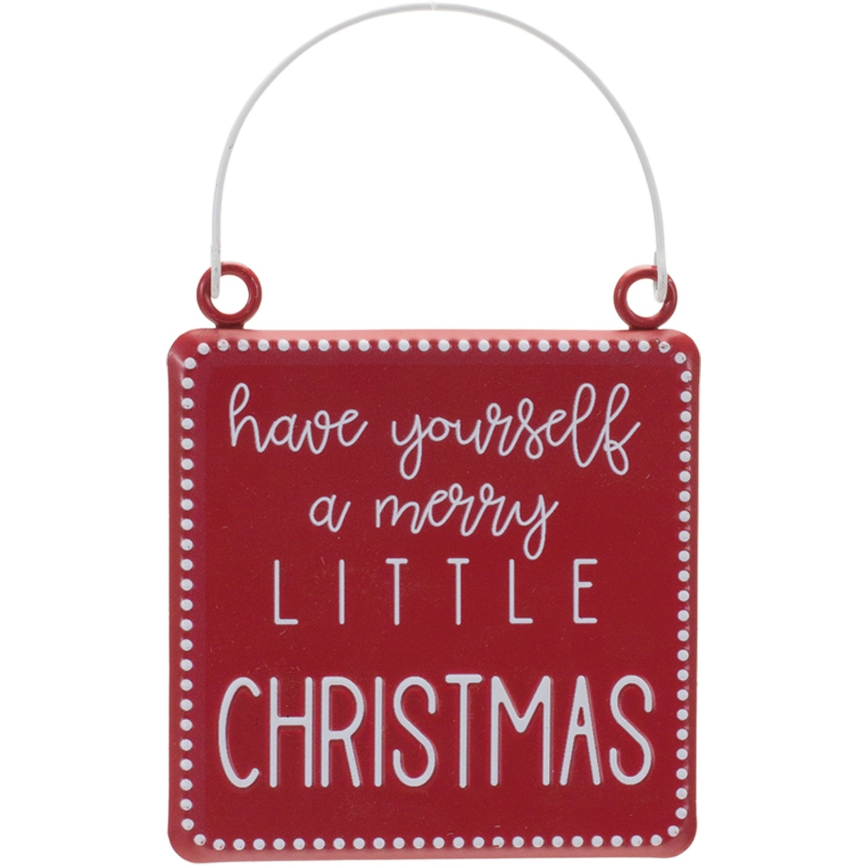 Holiday Sentiment Ornament (Set of 6)