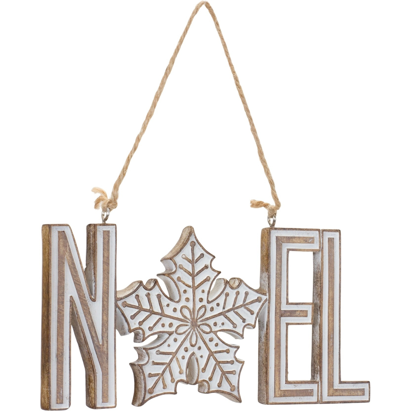 Joy Noel Snowflake Ornament (Set of 12)