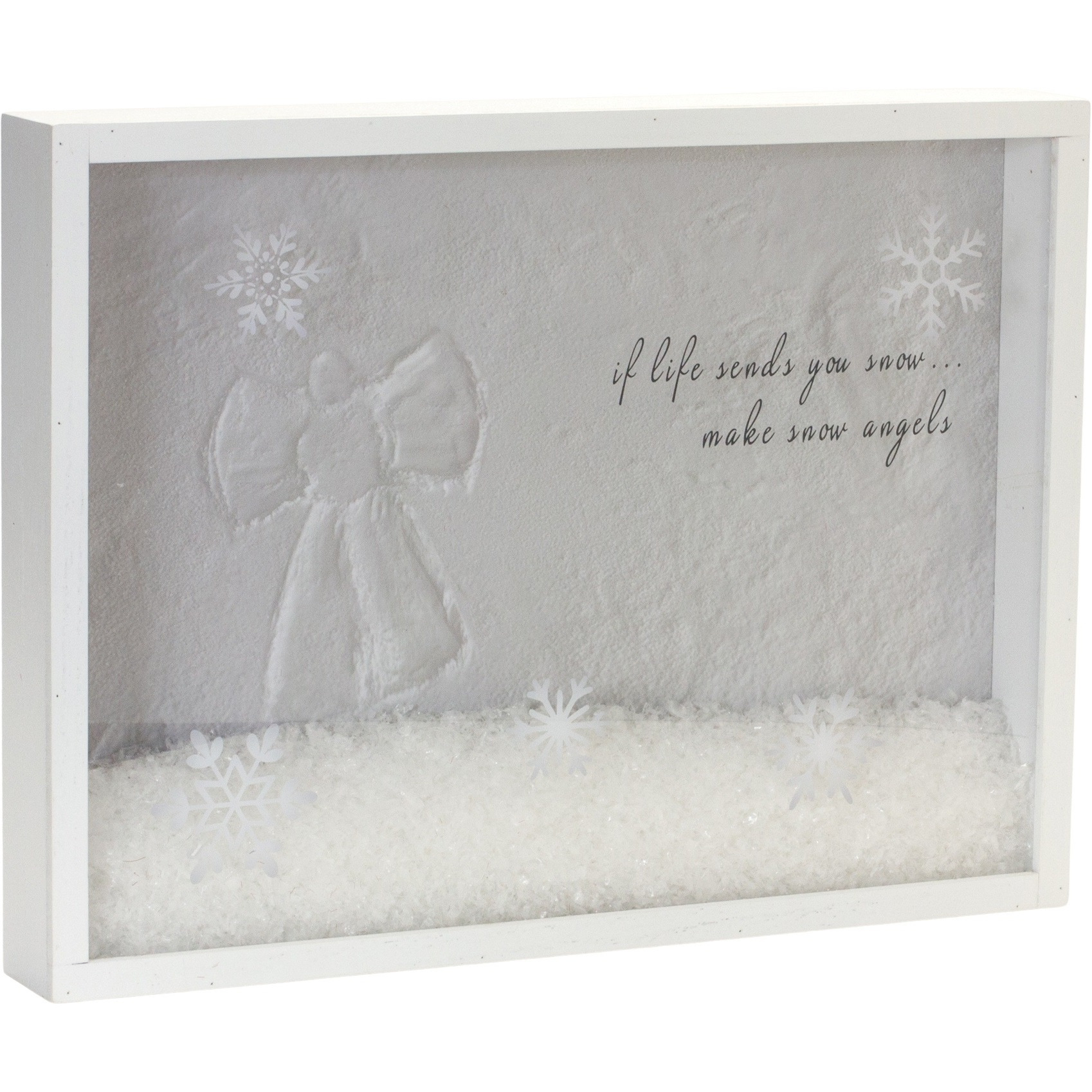 Snow Angel Shadow Box 15.75&quotL