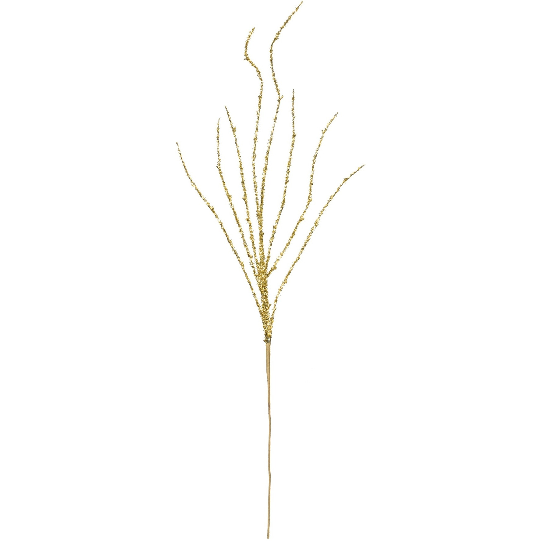 Gold Tinsel Branch (Set of 12)