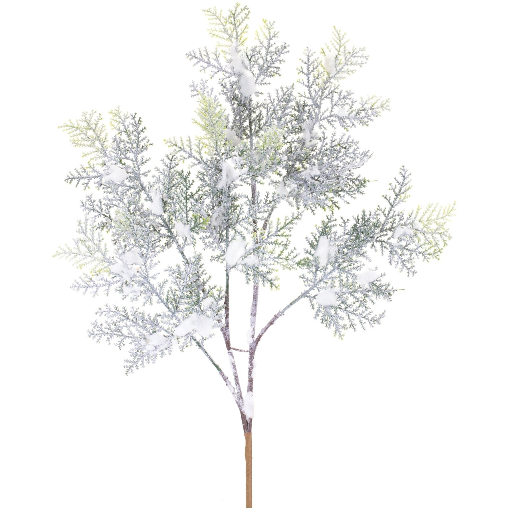 Flocked Cedar Branch (Set of 12)