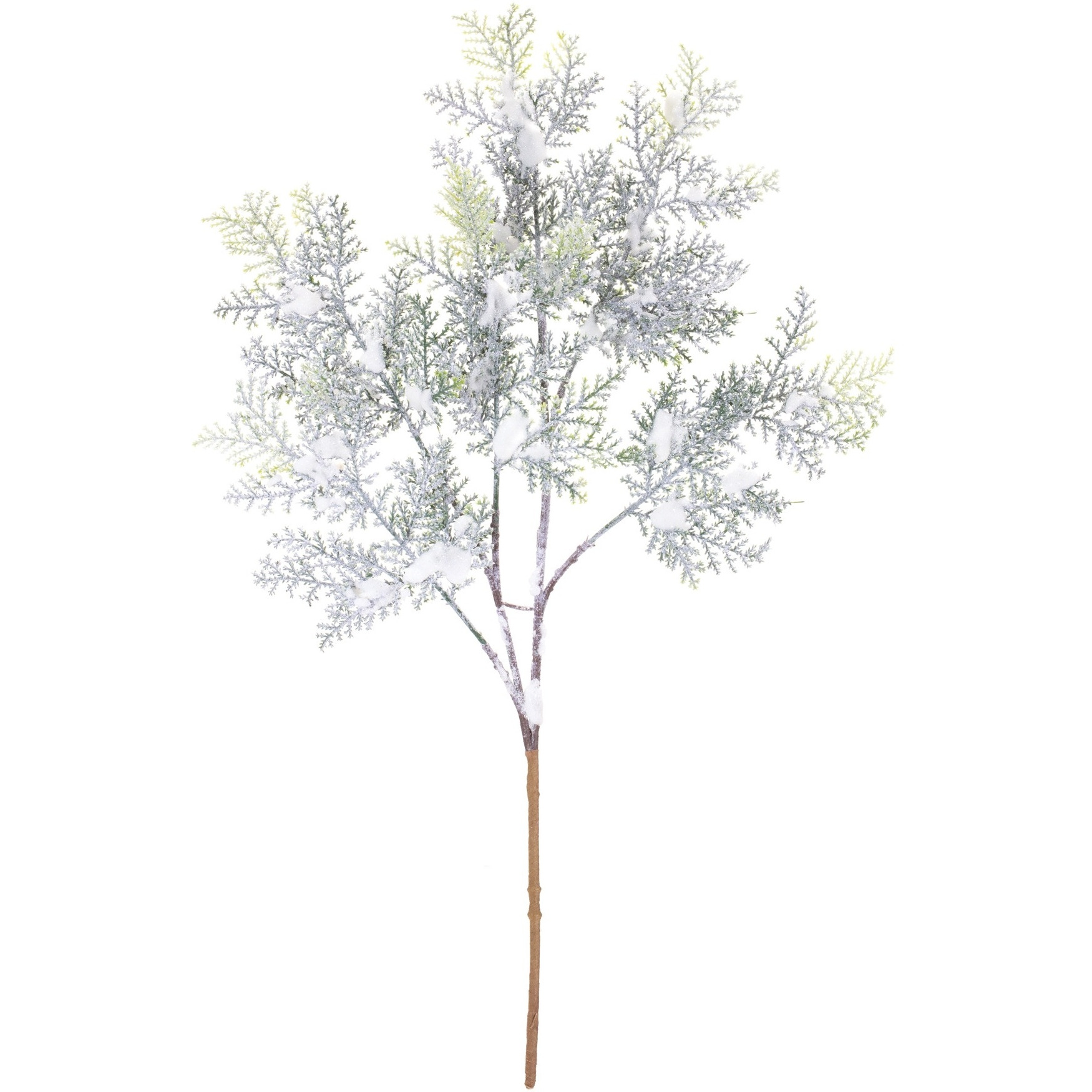 Flocked Cedar Branch (Set of 12)