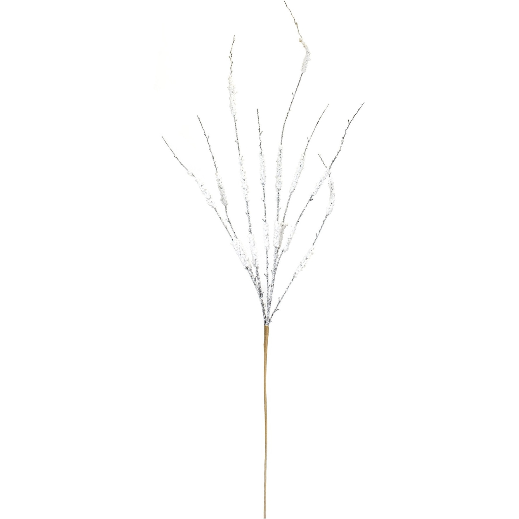 Flocked Tinsel Branch (Set of 12)