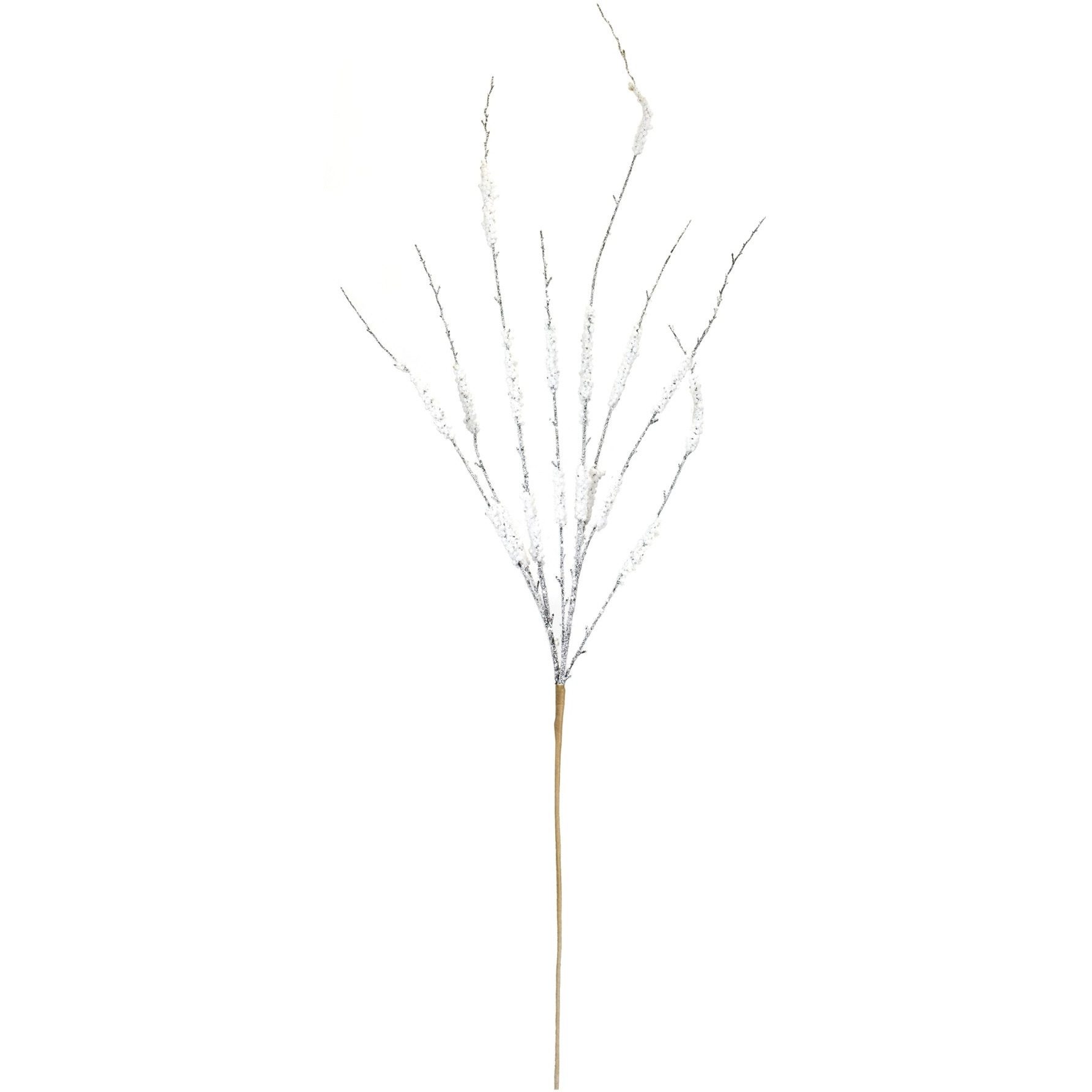 Flocked Tinsel Branch (Set of 12)