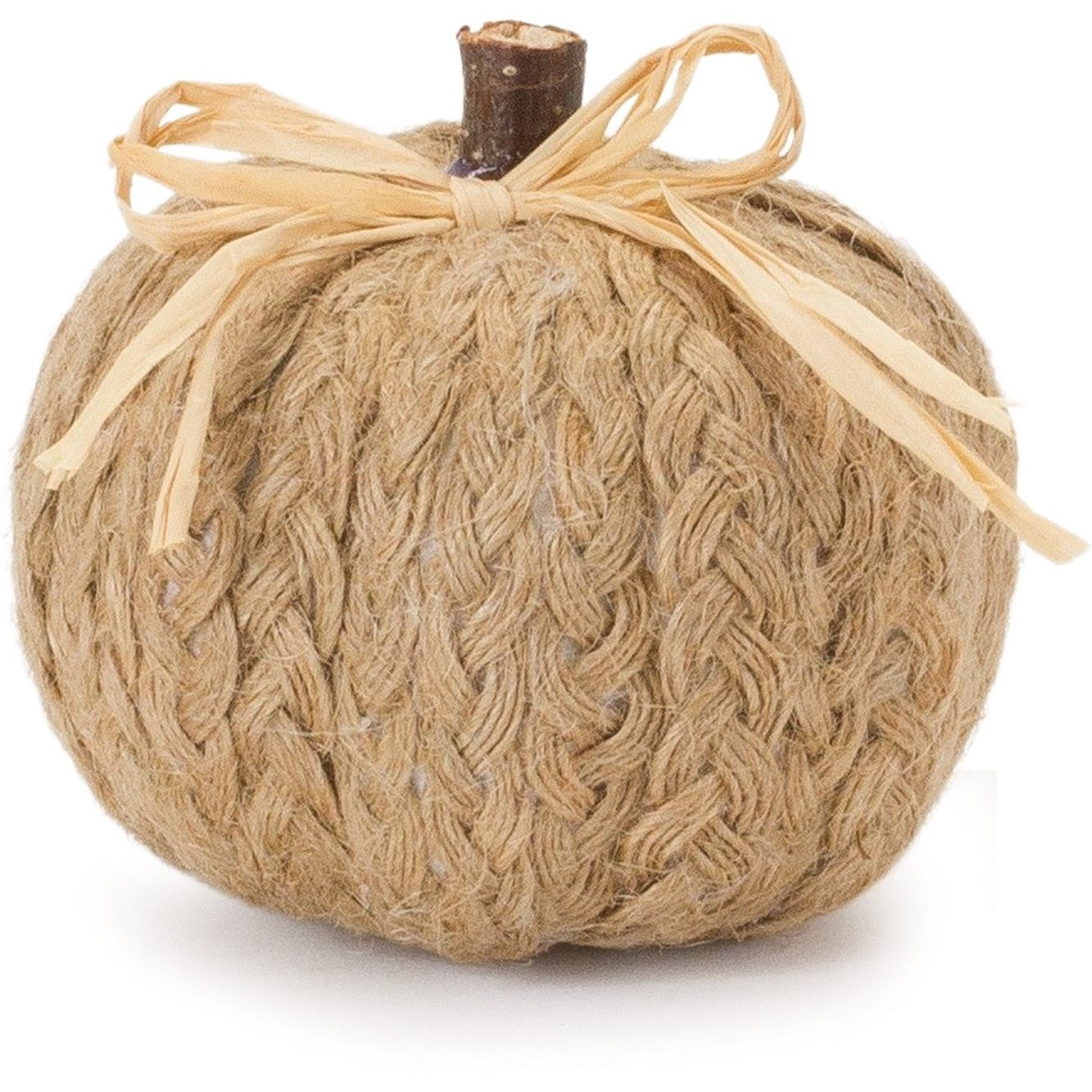 Braided Fabric Pumpkin (Set of 2)