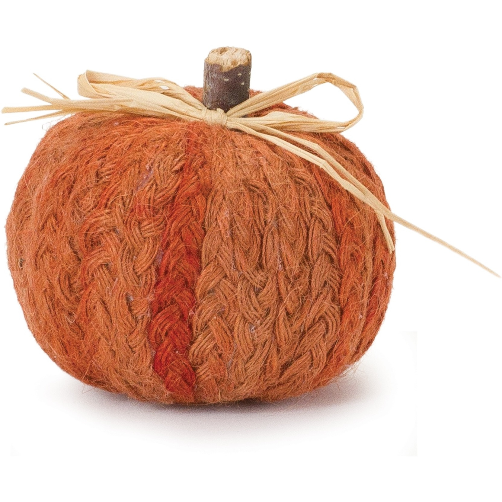 Braided Fabric Pumpkin (Set of 2)