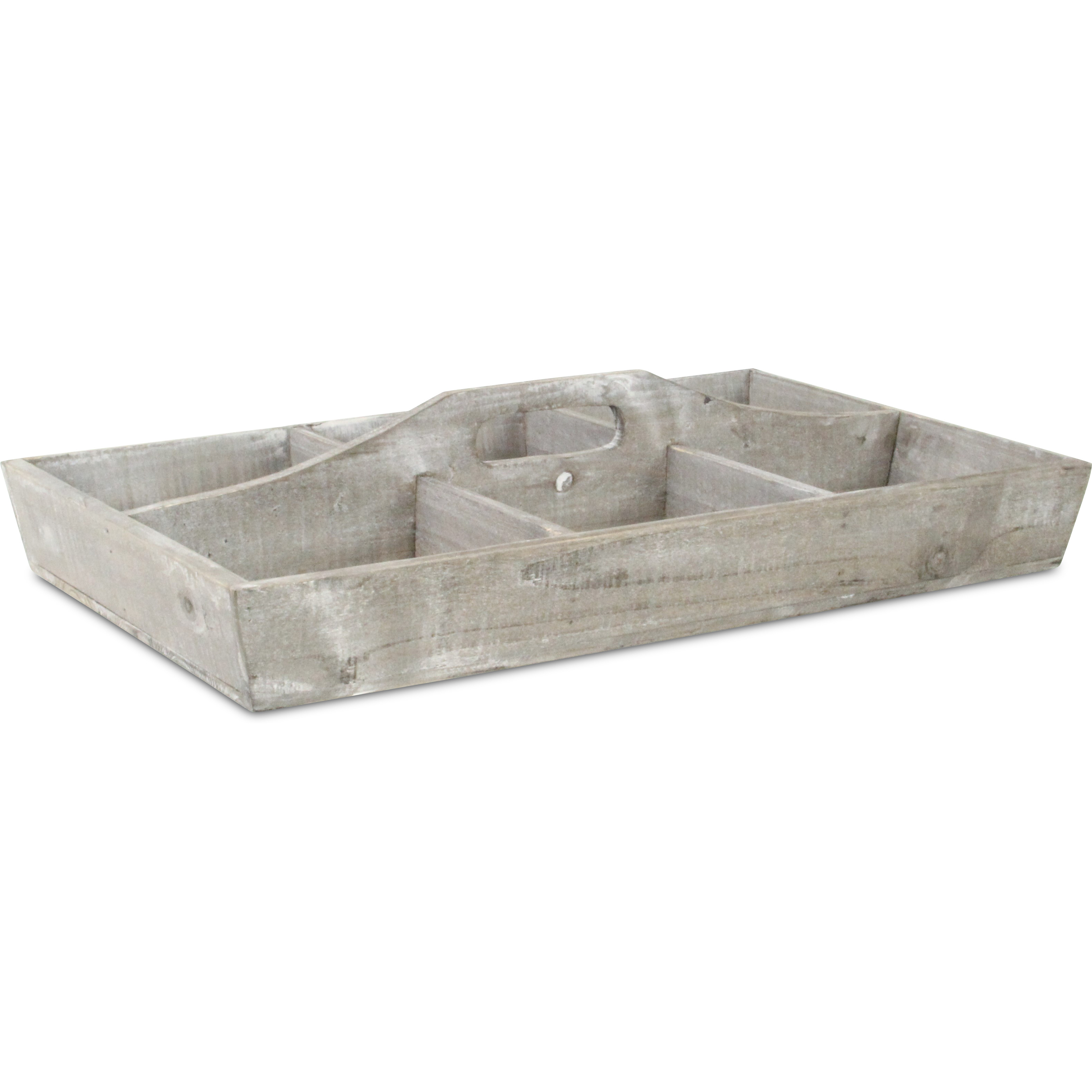 Loomstead 6 Slot Tapered Woody Caddy - Gray