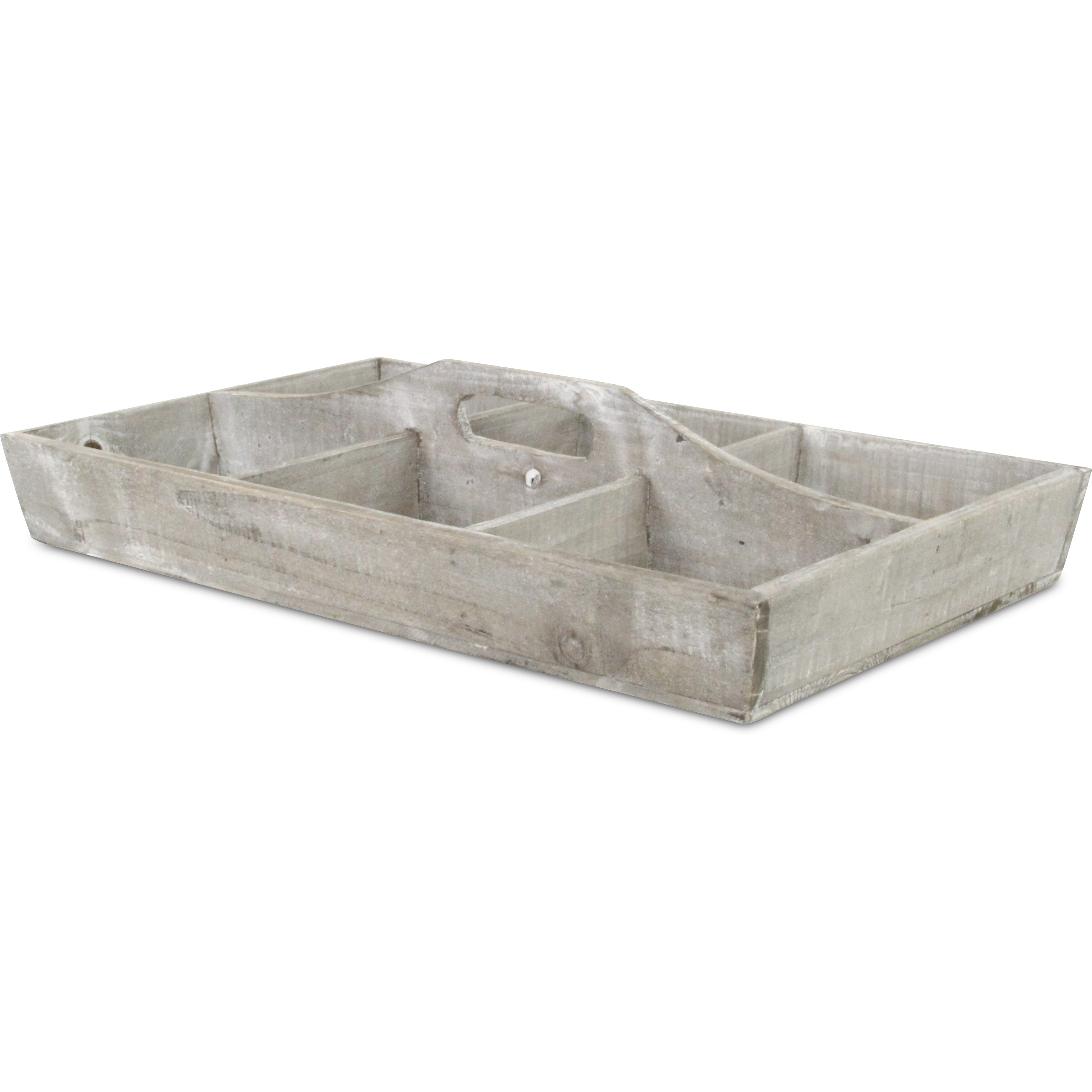 Loomstead 6 Slot Tapered Woody Caddy - Gray