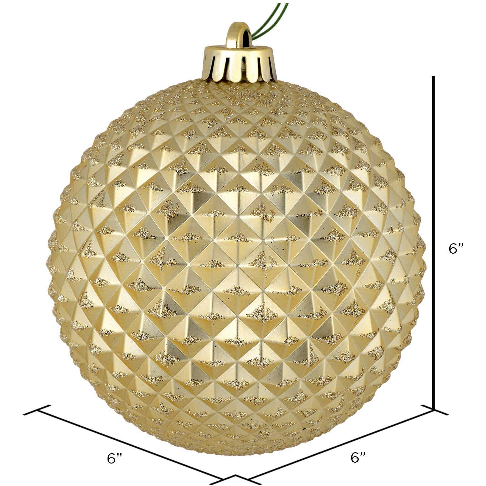Vickerman 6" Champagne Durian Glit Ball Drill 4/Bg - N188738D