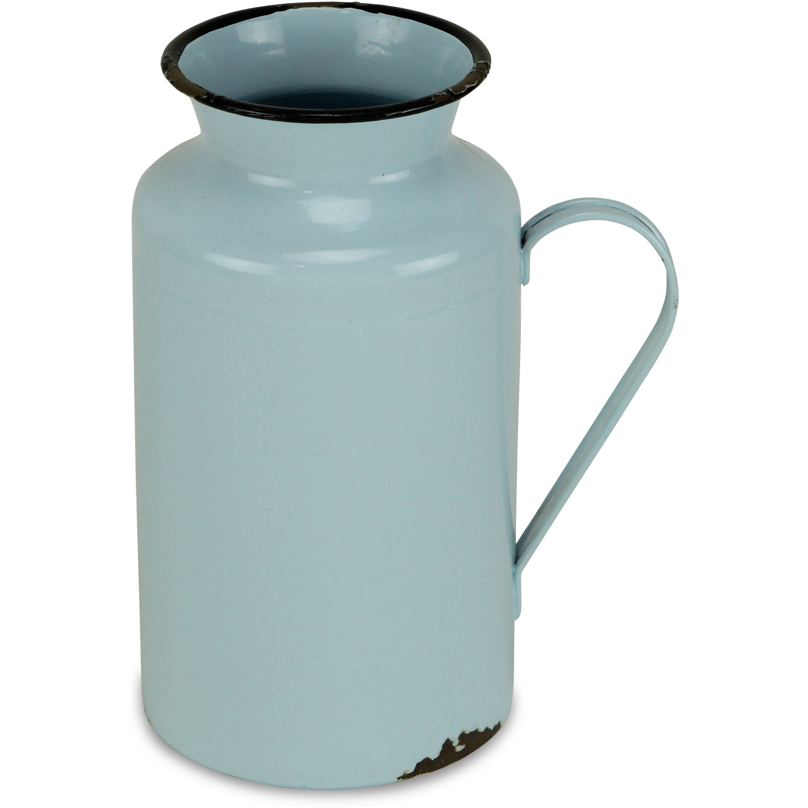 Zella Lacquered Style Blue Jug Dcor