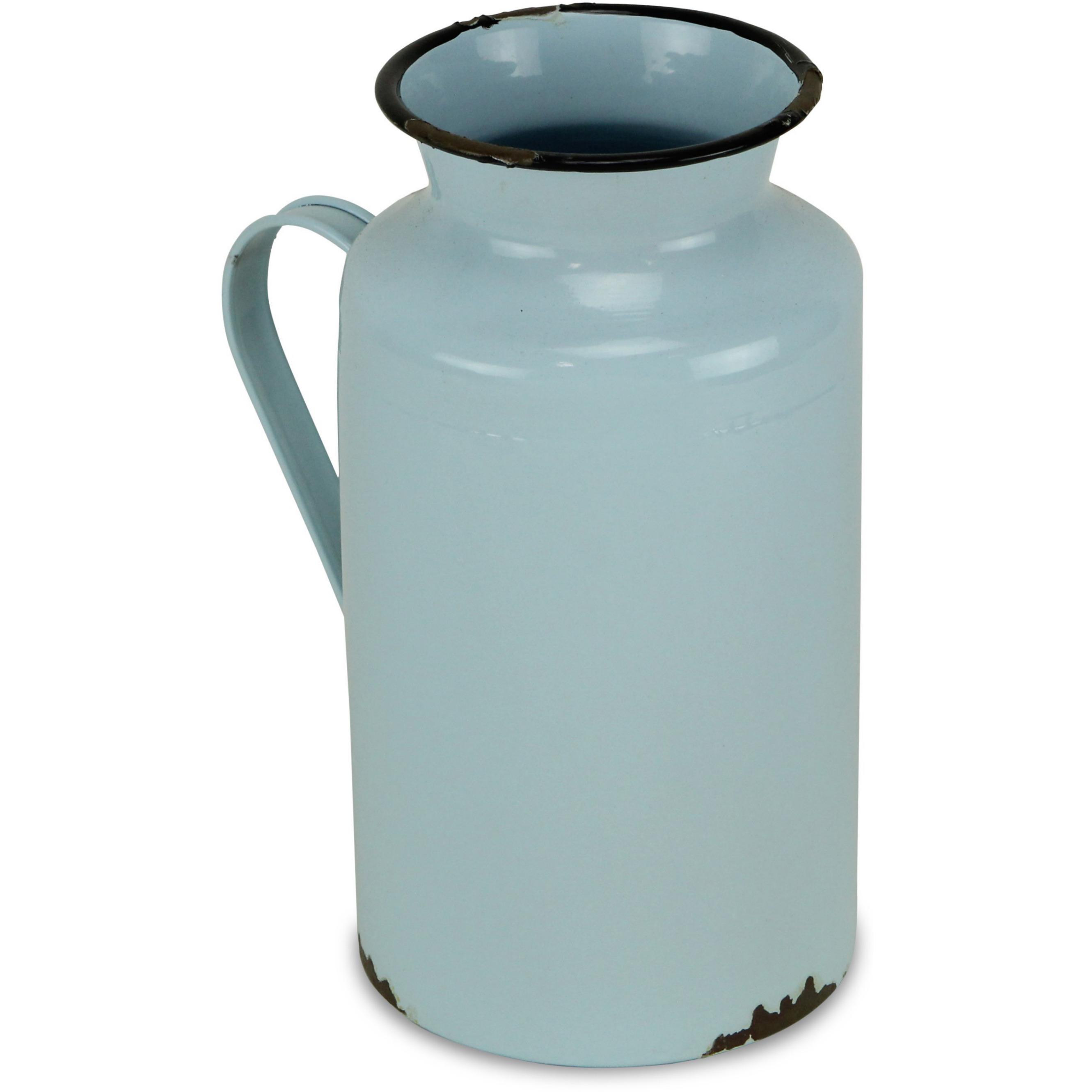 Zella Lacquered Style Blue Jug Dcor