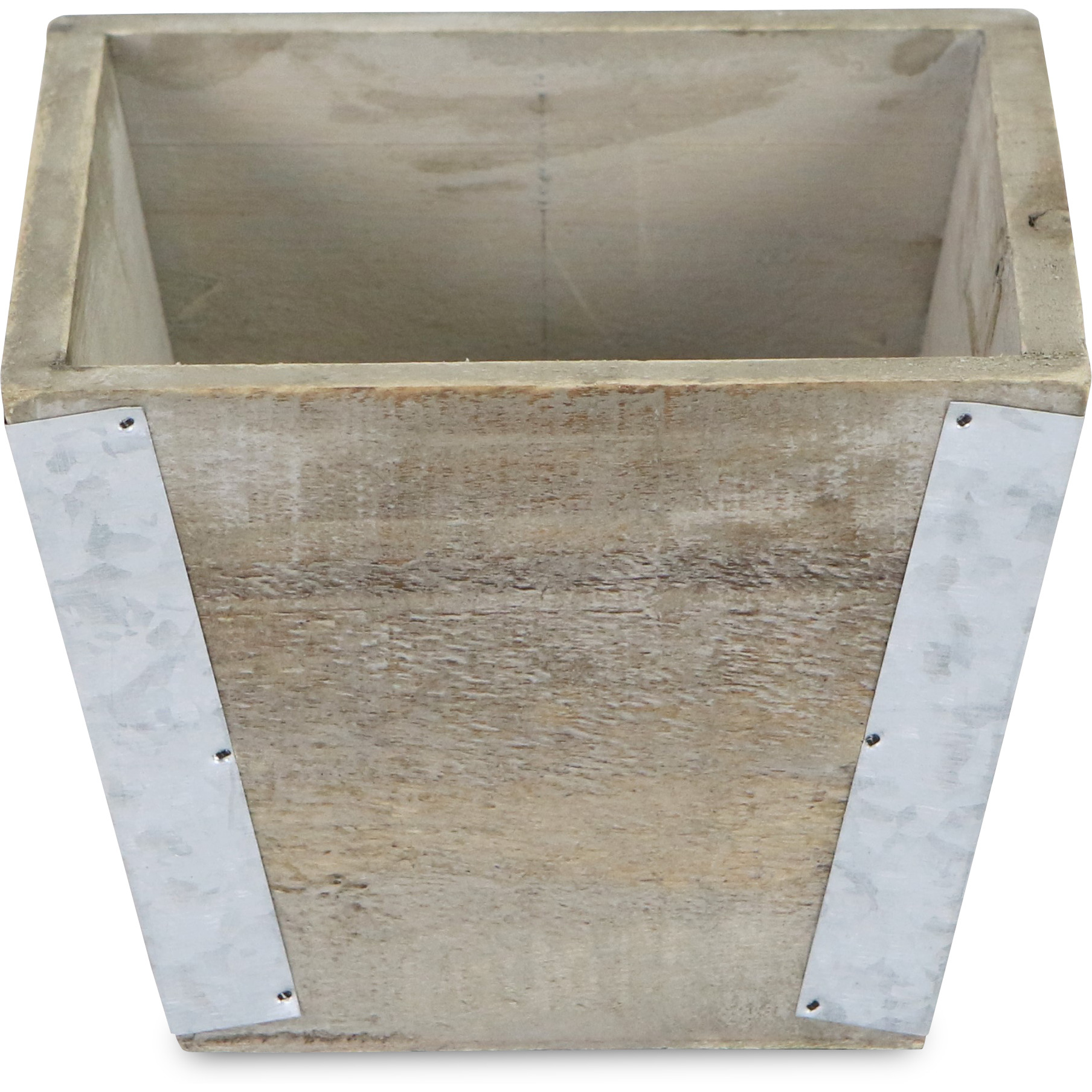 Samil Tapered Square Wood Planter