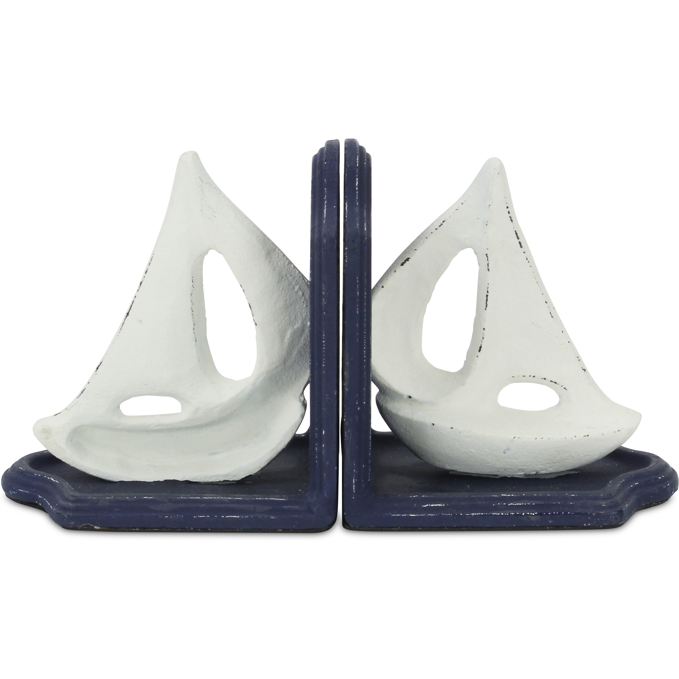 Ceili Cast Iron Sail Boat Bookends